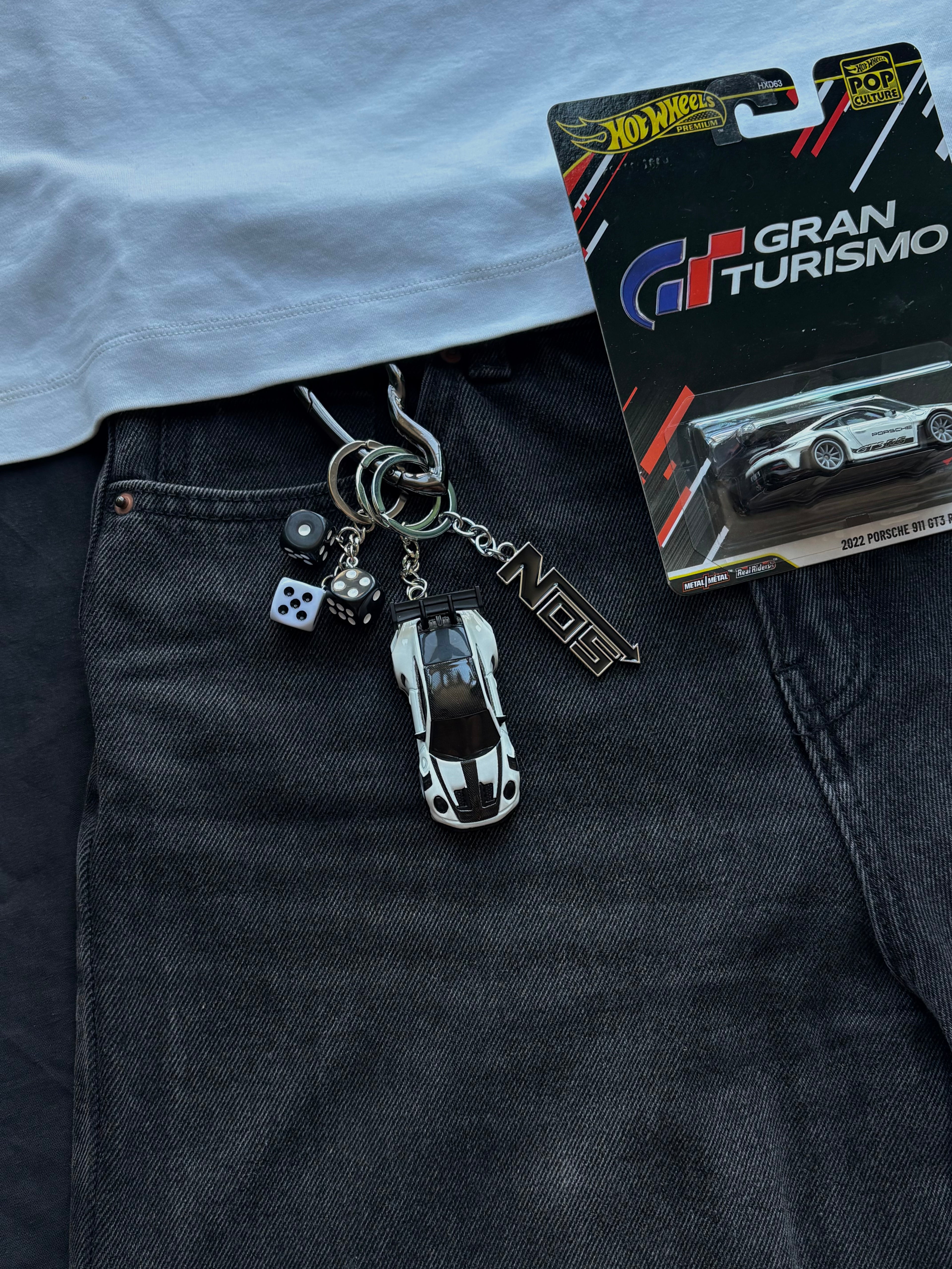 Hot Wheels keychain Porsche 911 GT3 RS