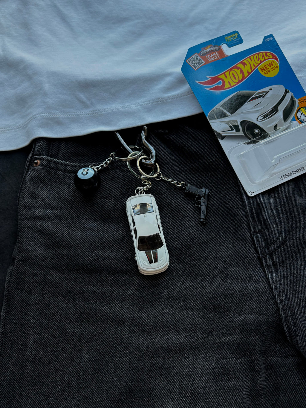 Hot Wheels keychain Dodge Charger