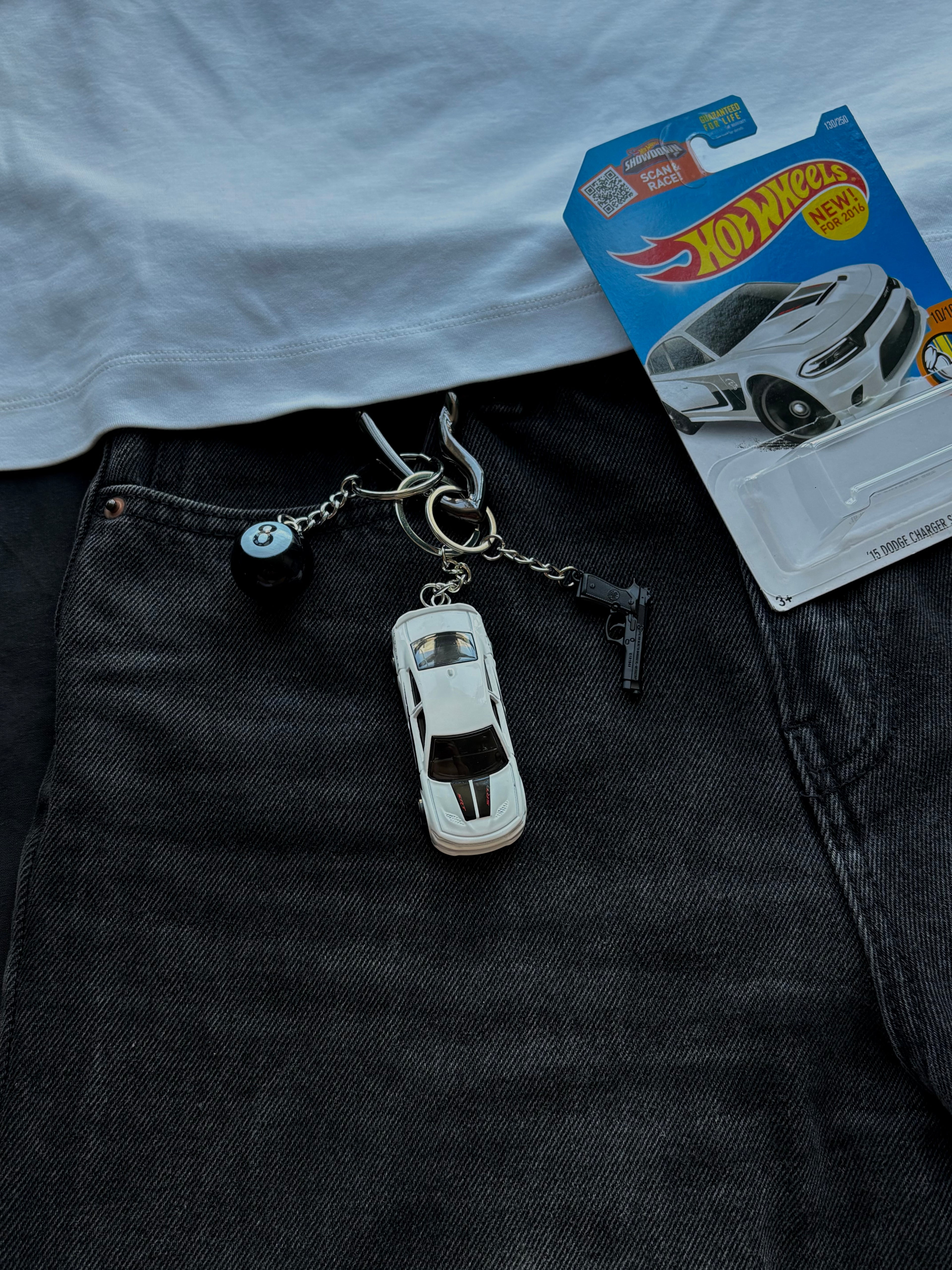 Hot Wheels keychain Dodge Charger