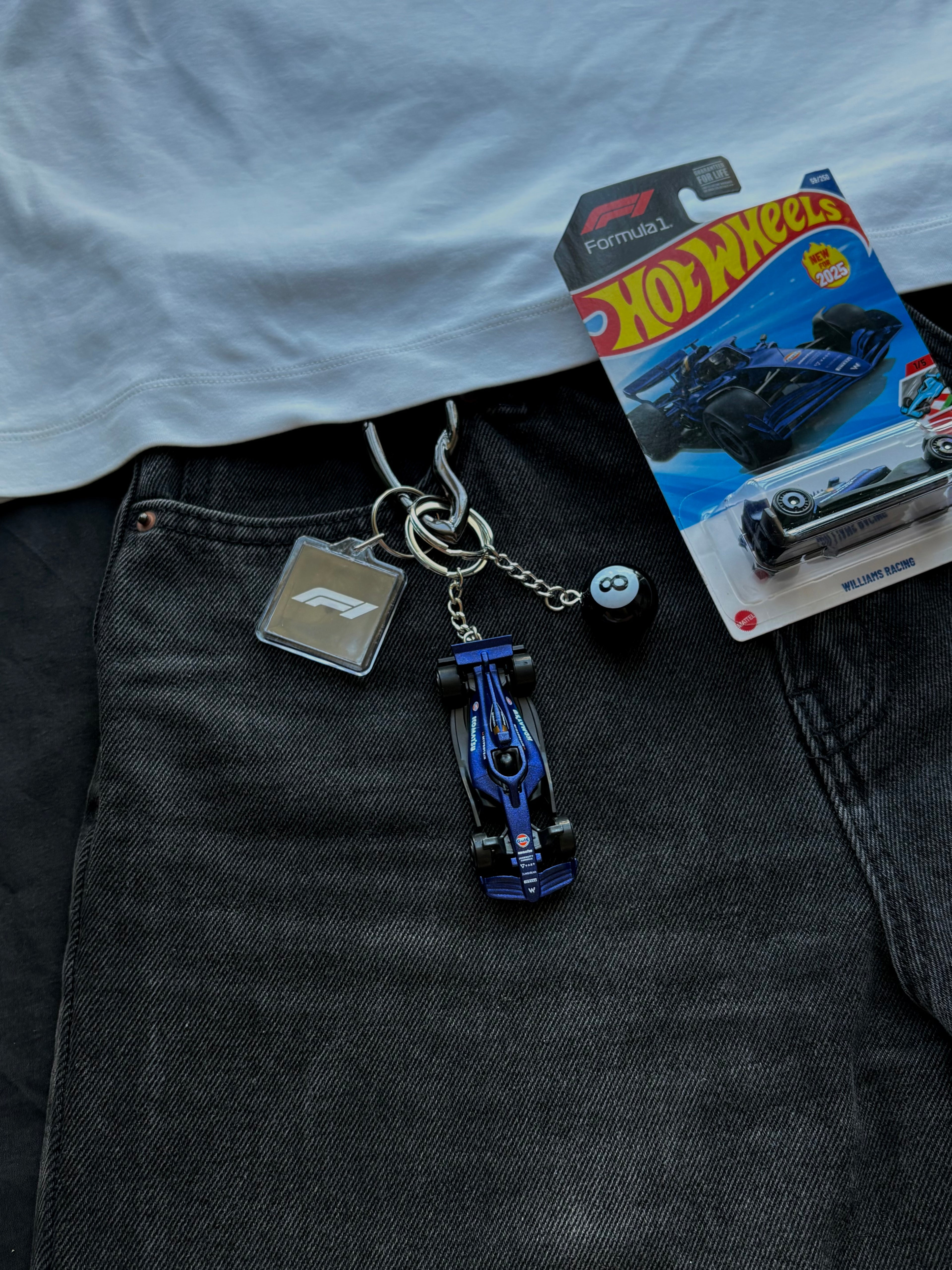 Hot Wheels keychain Formula 1 Williams Racing