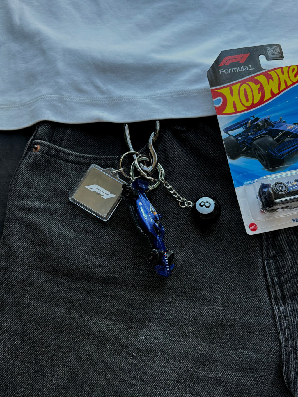 Hot Wheels keychain Formula 1 Williams Racing