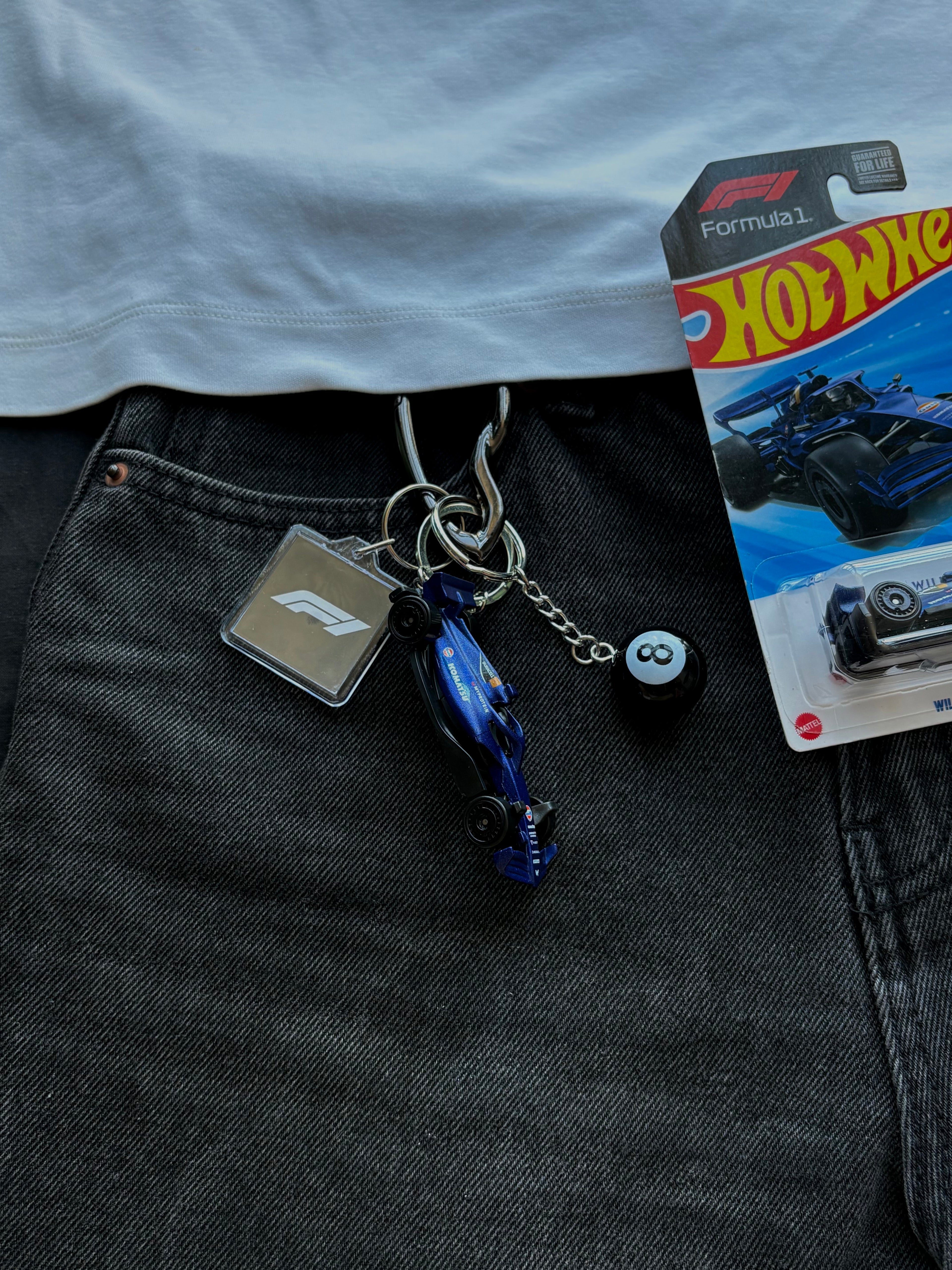 Hot Wheels keychain Formula 1 Williams Racing