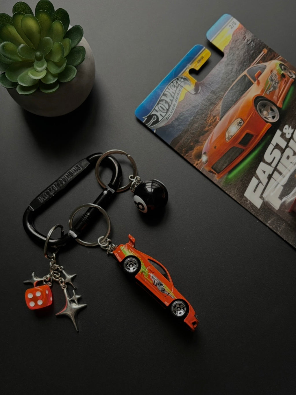 Hot Wheels keychain Toyota Supra "Fast and Furious Series"