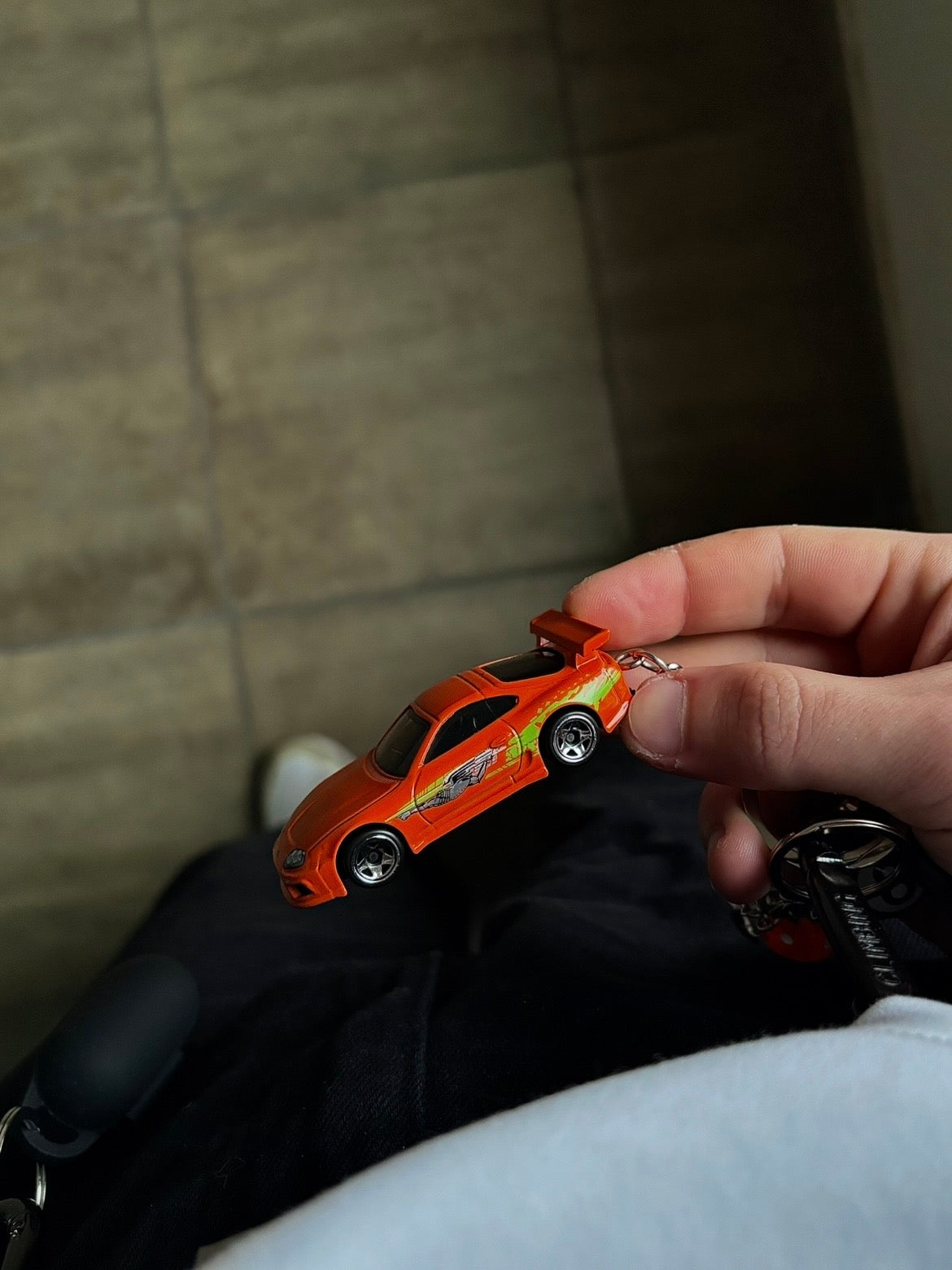 Hot Wheels keychain Toyota Supra "Fast and Furious Series"
