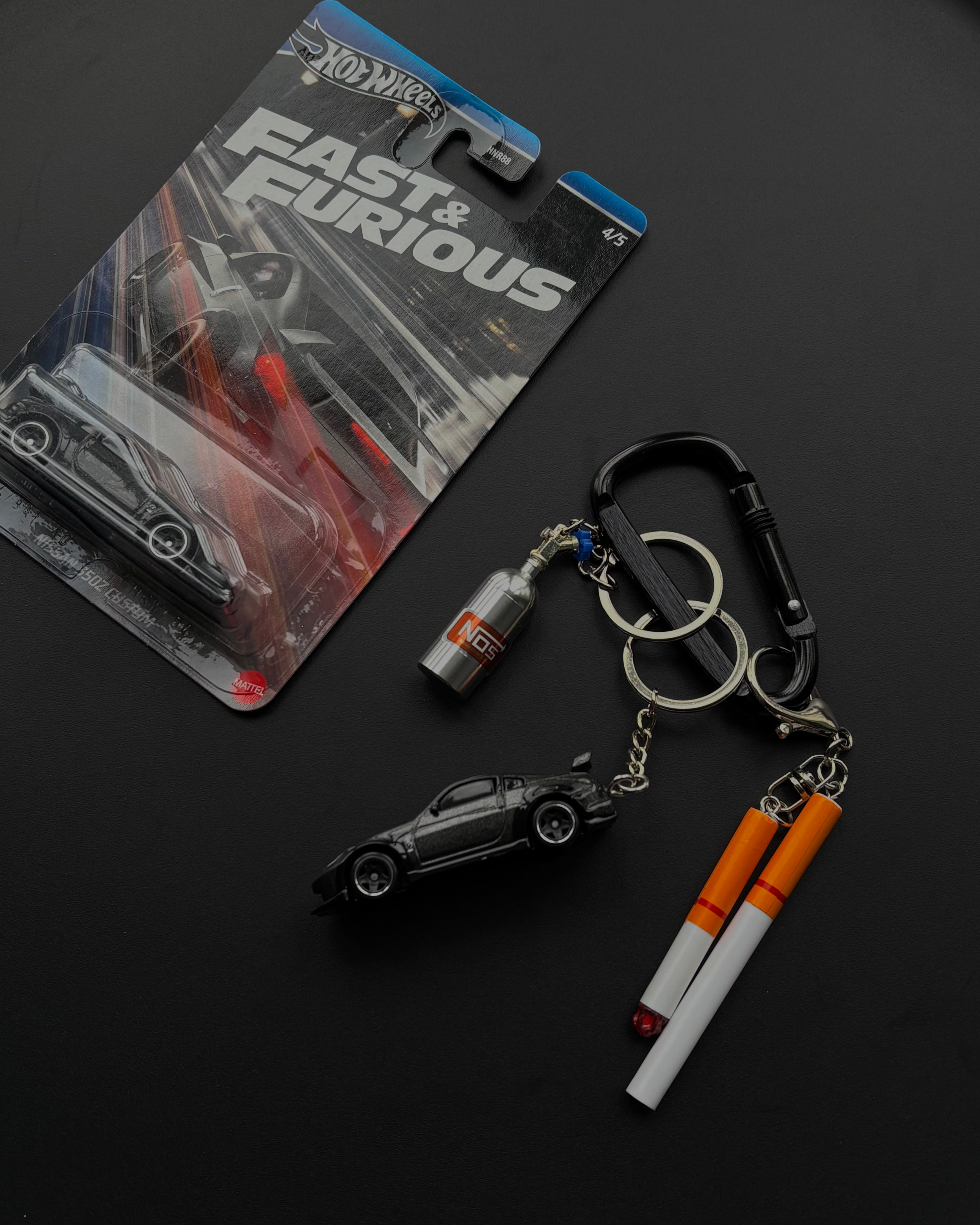 Hot Wheels keychain Nissan 350z "Fast and Furious Series"