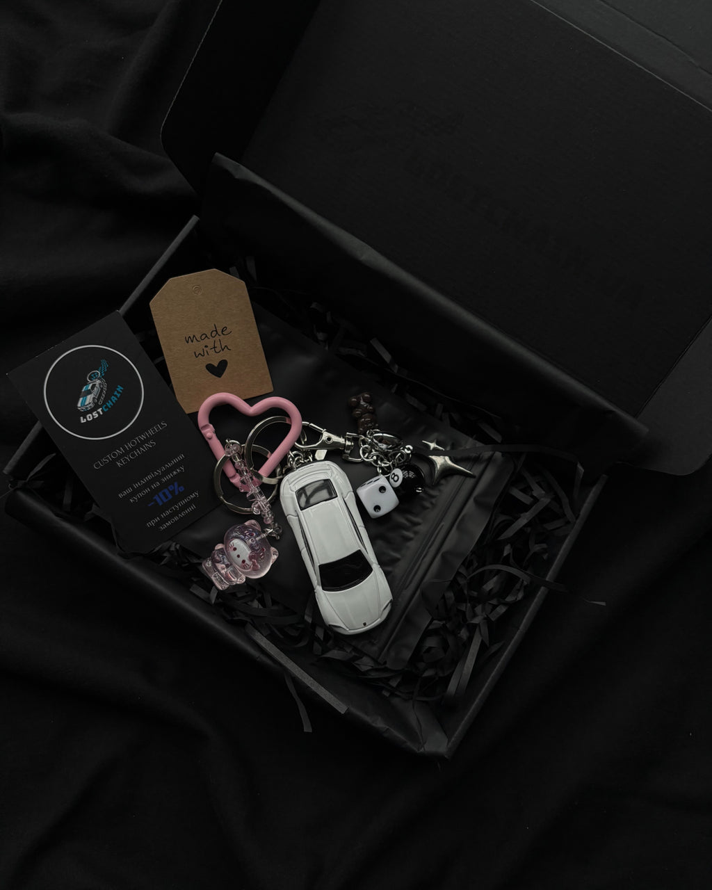 Hot Wheels keychain Porsche Taycan Turbo S