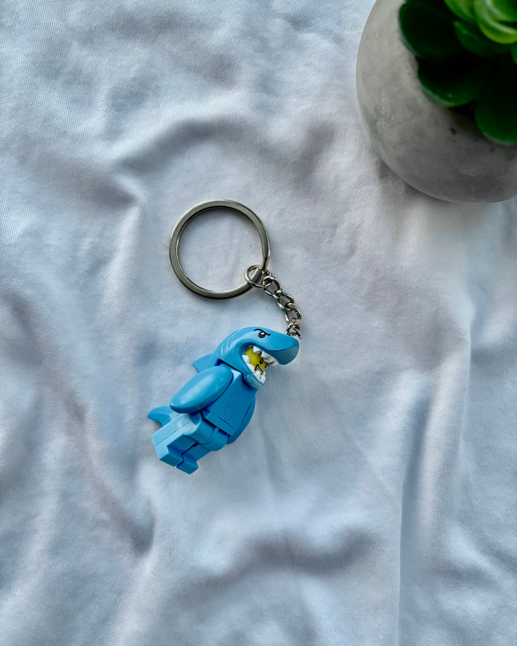 Brick figures keychains