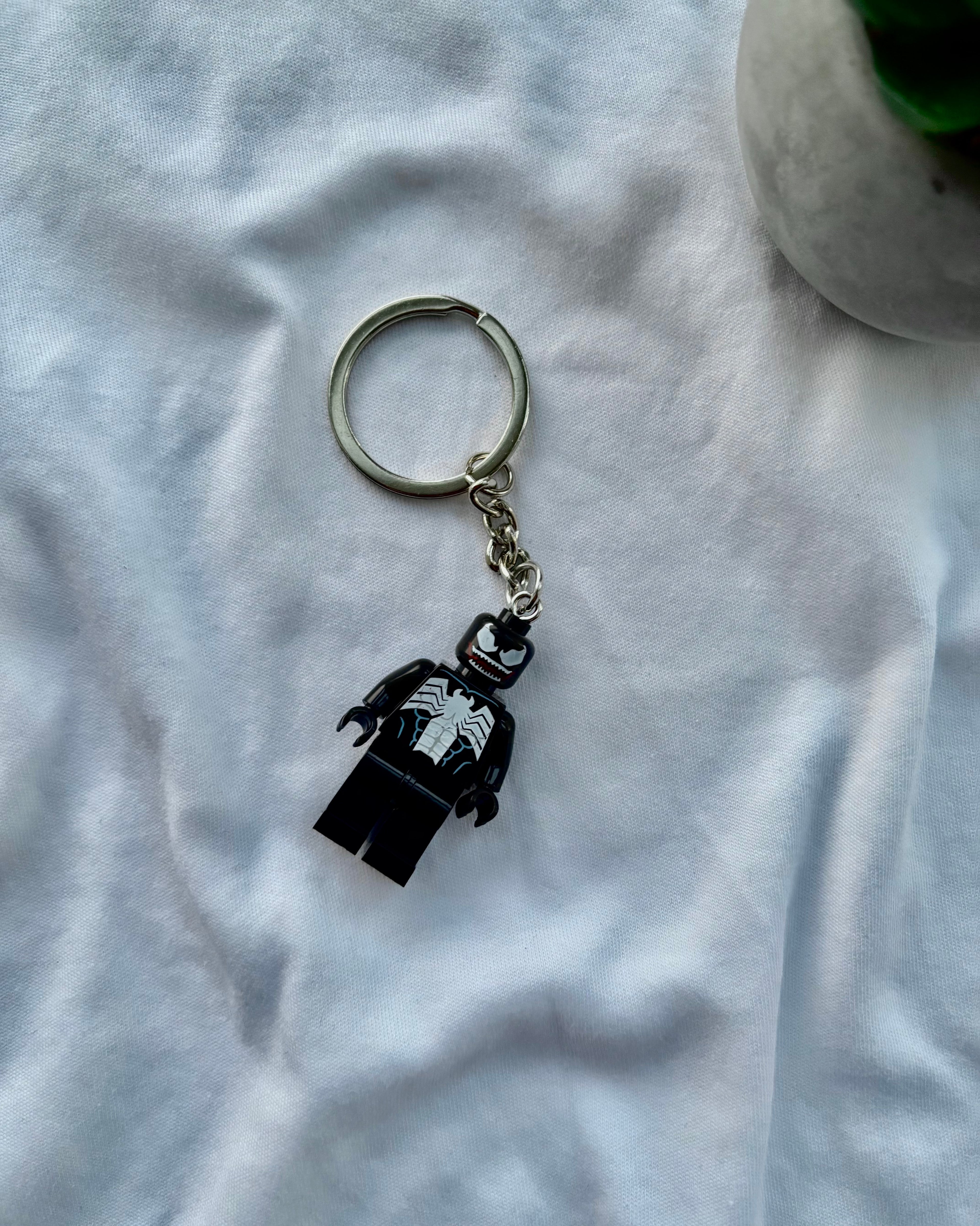 Brick figures keychains