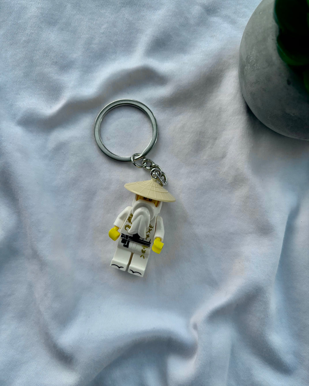 Brick figures keychains