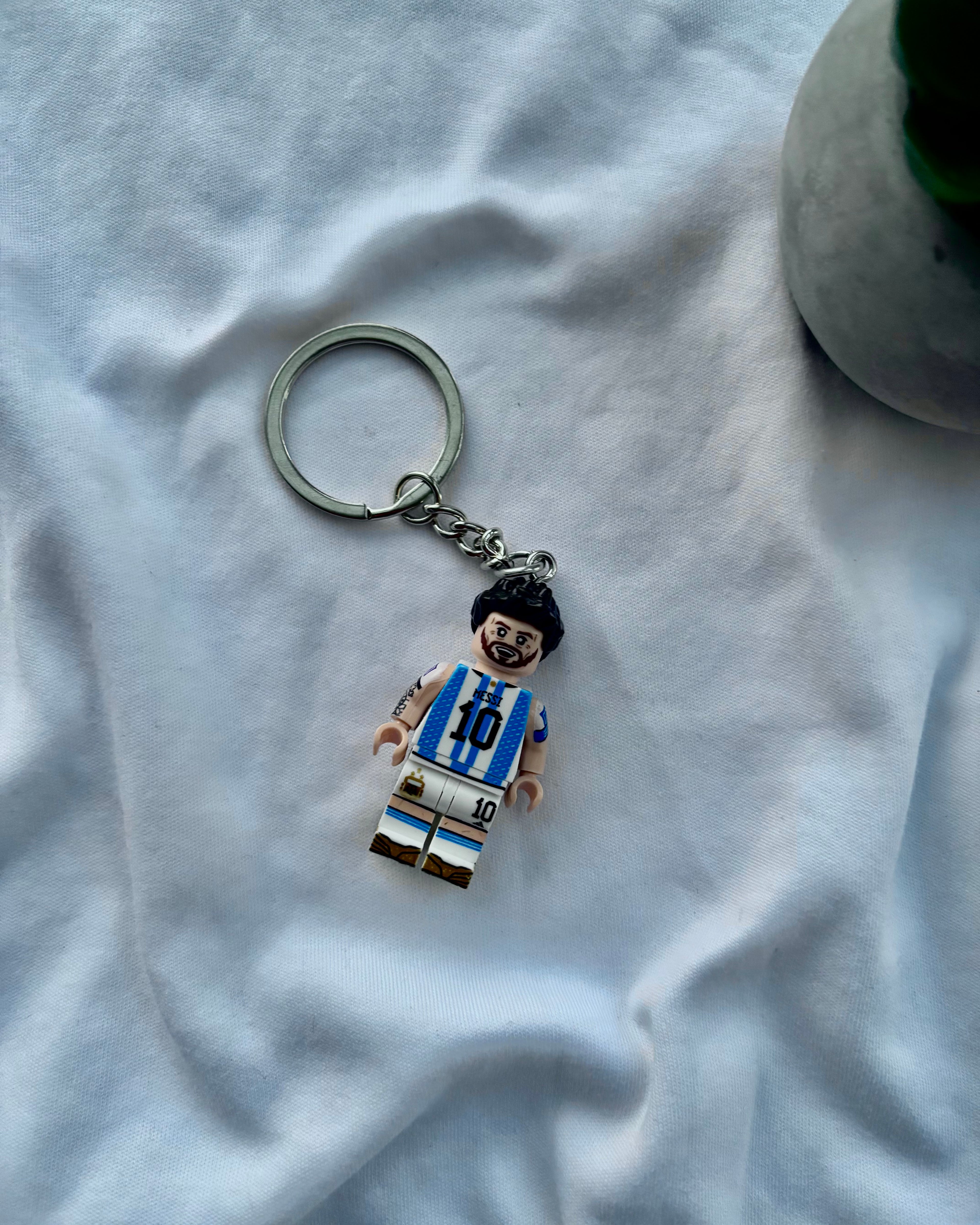 Brick figures keychains