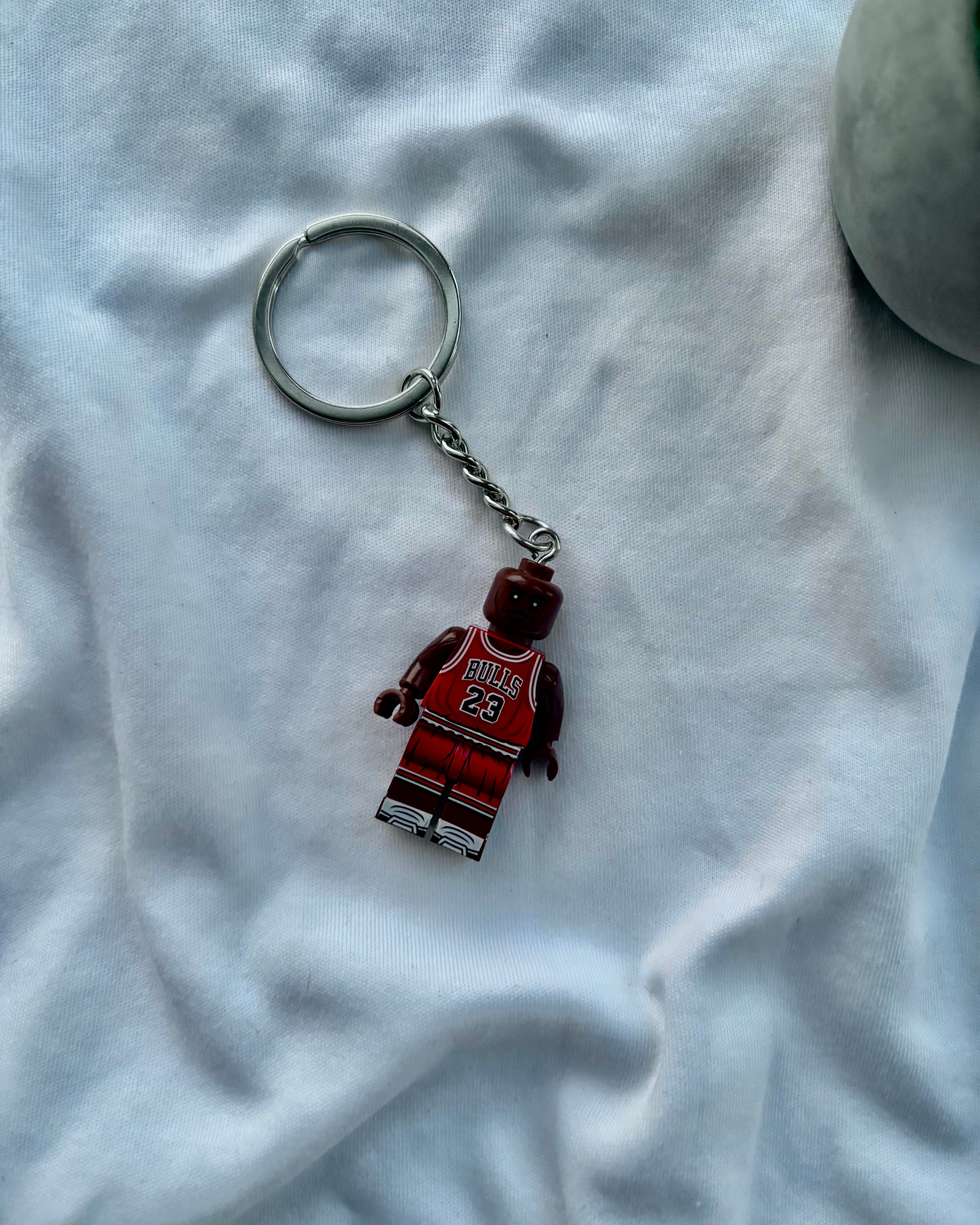 Brick figures keychains