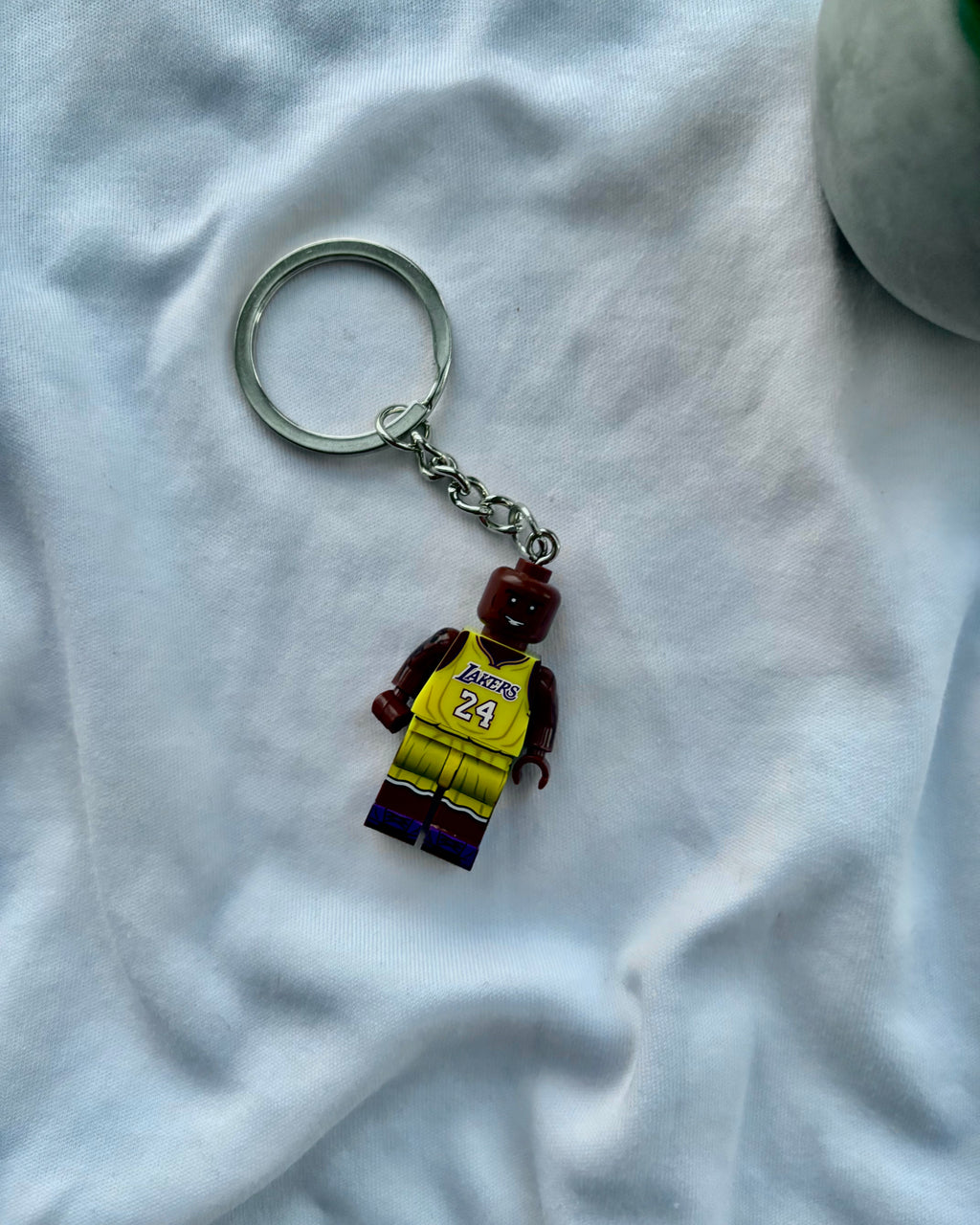 Brick figures keychains