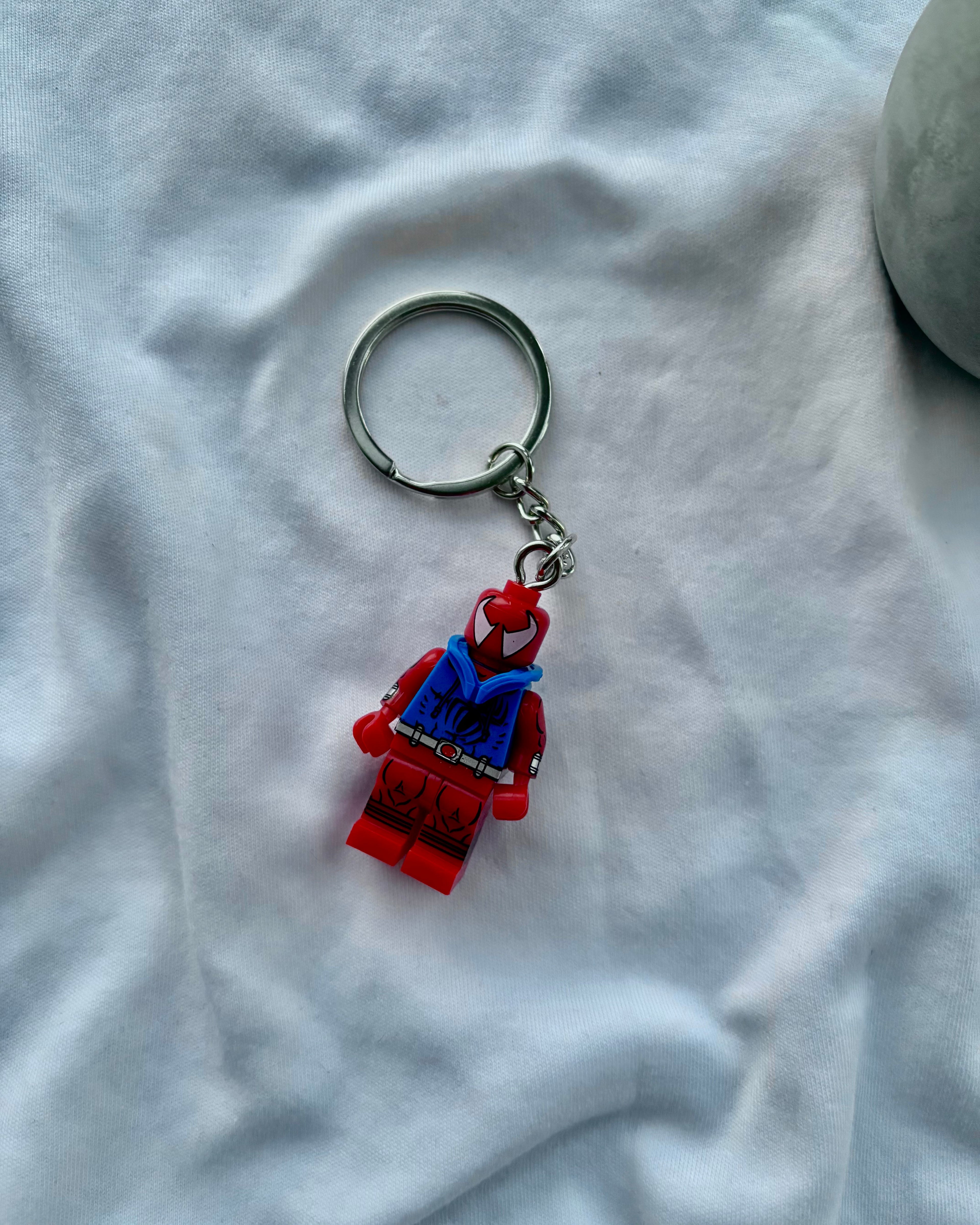 Brick figures keychains
