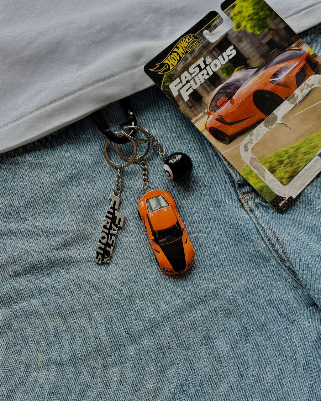 Hot Wheels Premium keychain Toyota GR Supra