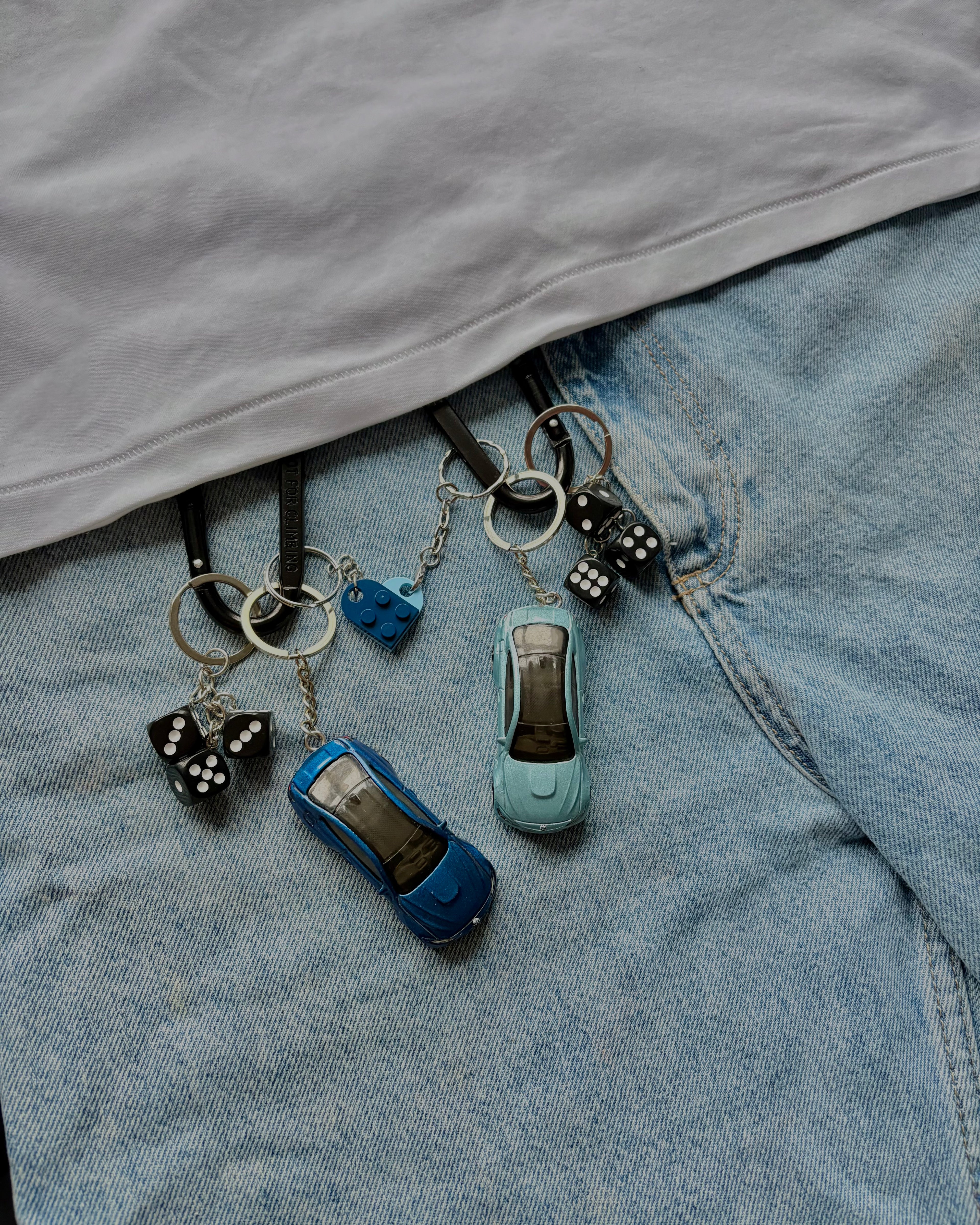 Couple BMW M4 keychains