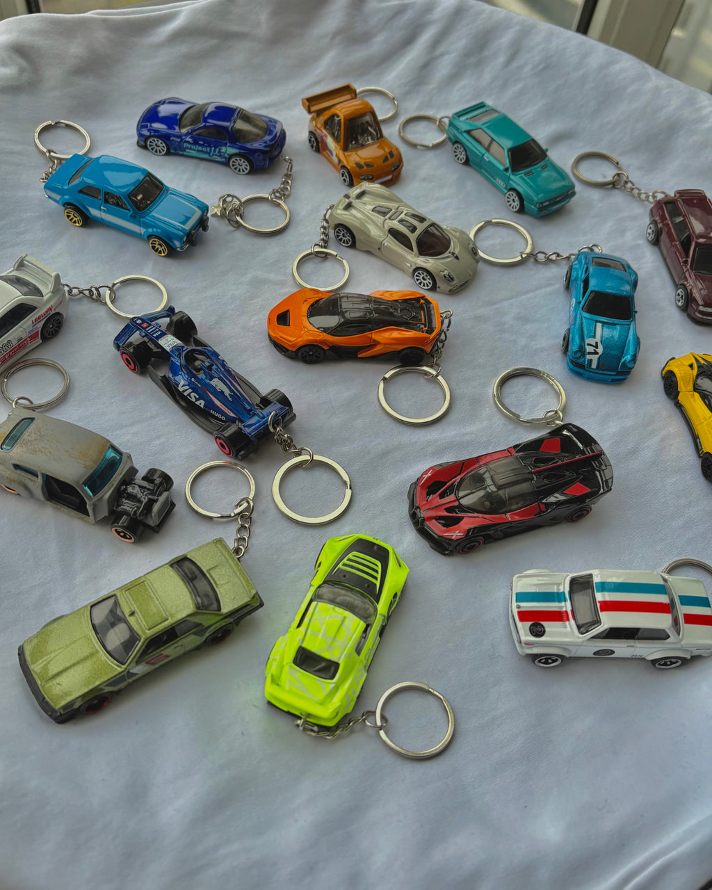 Hot Wheels keychains (BMW; Fast&Furious; Audi; Porsche; Mclaren etc)