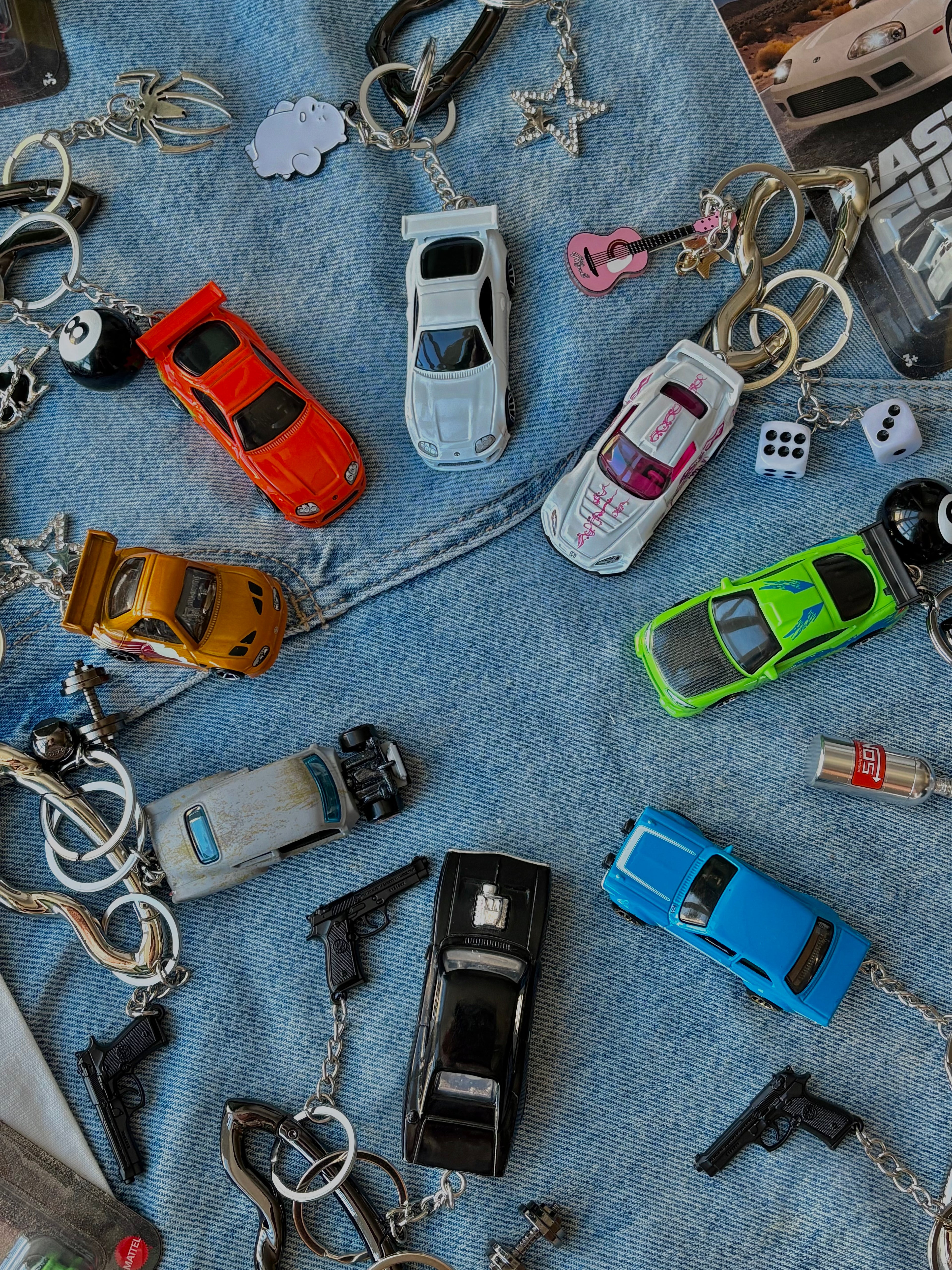 Fast and Furious keychains