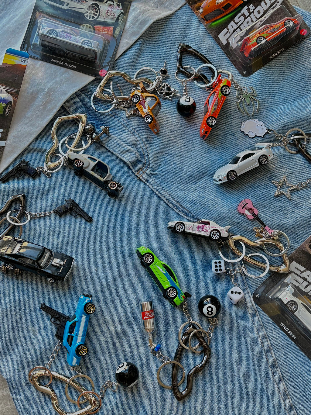 Fast and Furious keychains