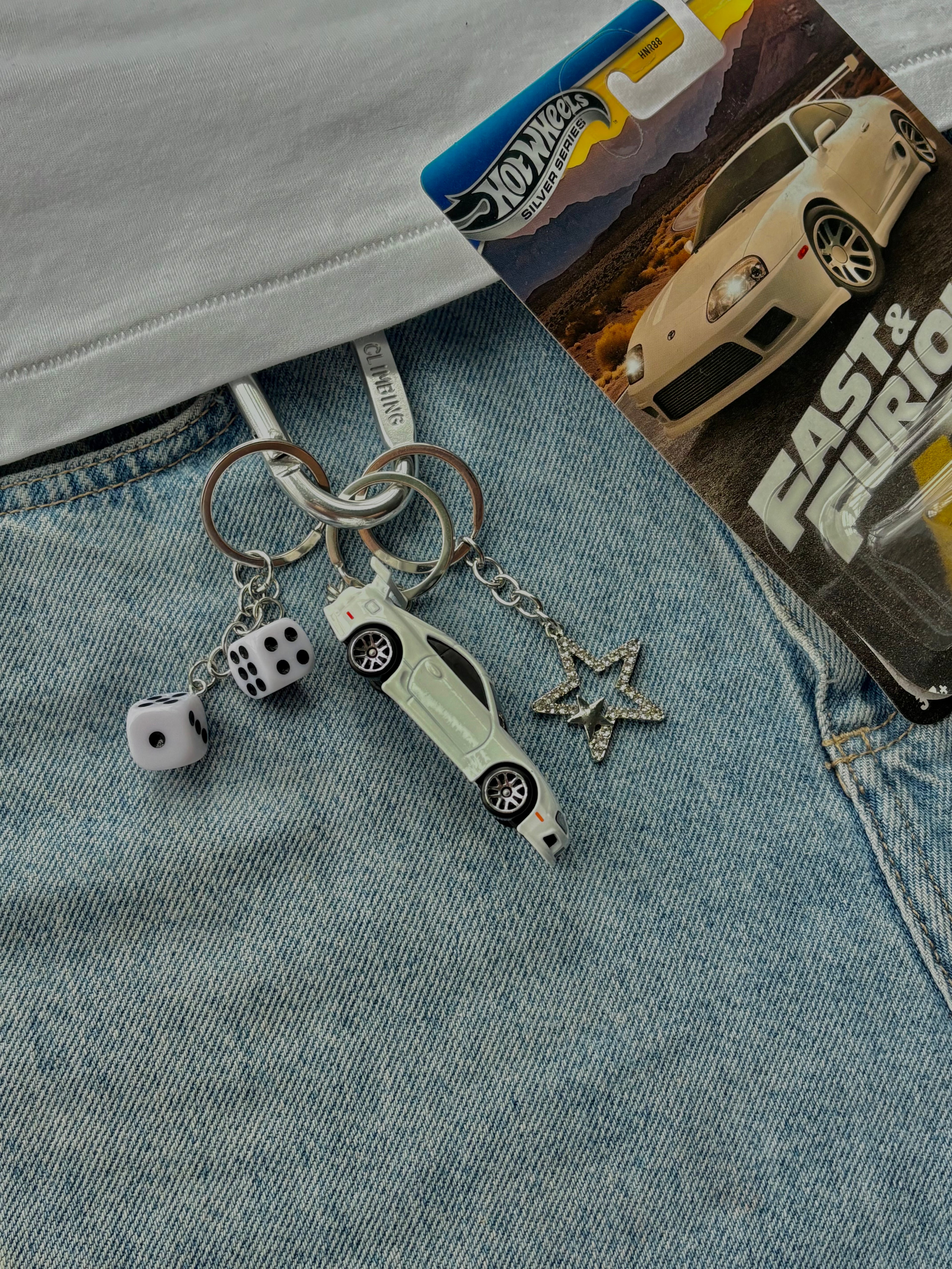 Hot Wheels keychain Toyota Supra "Fast and Furious Series"