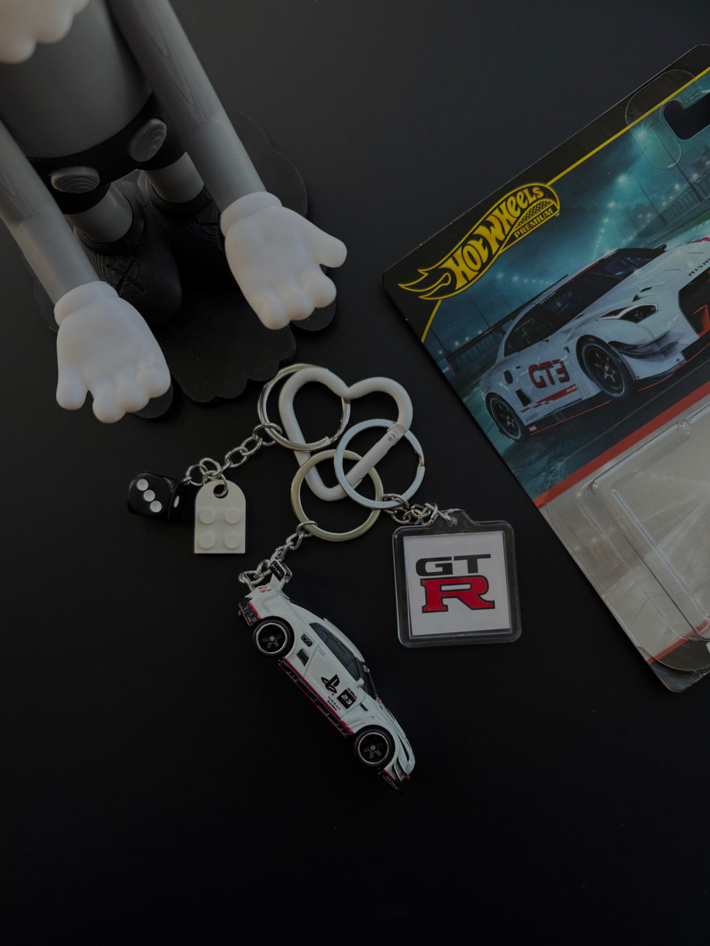 Hot Wheels keychain Nissan GT-R GT3