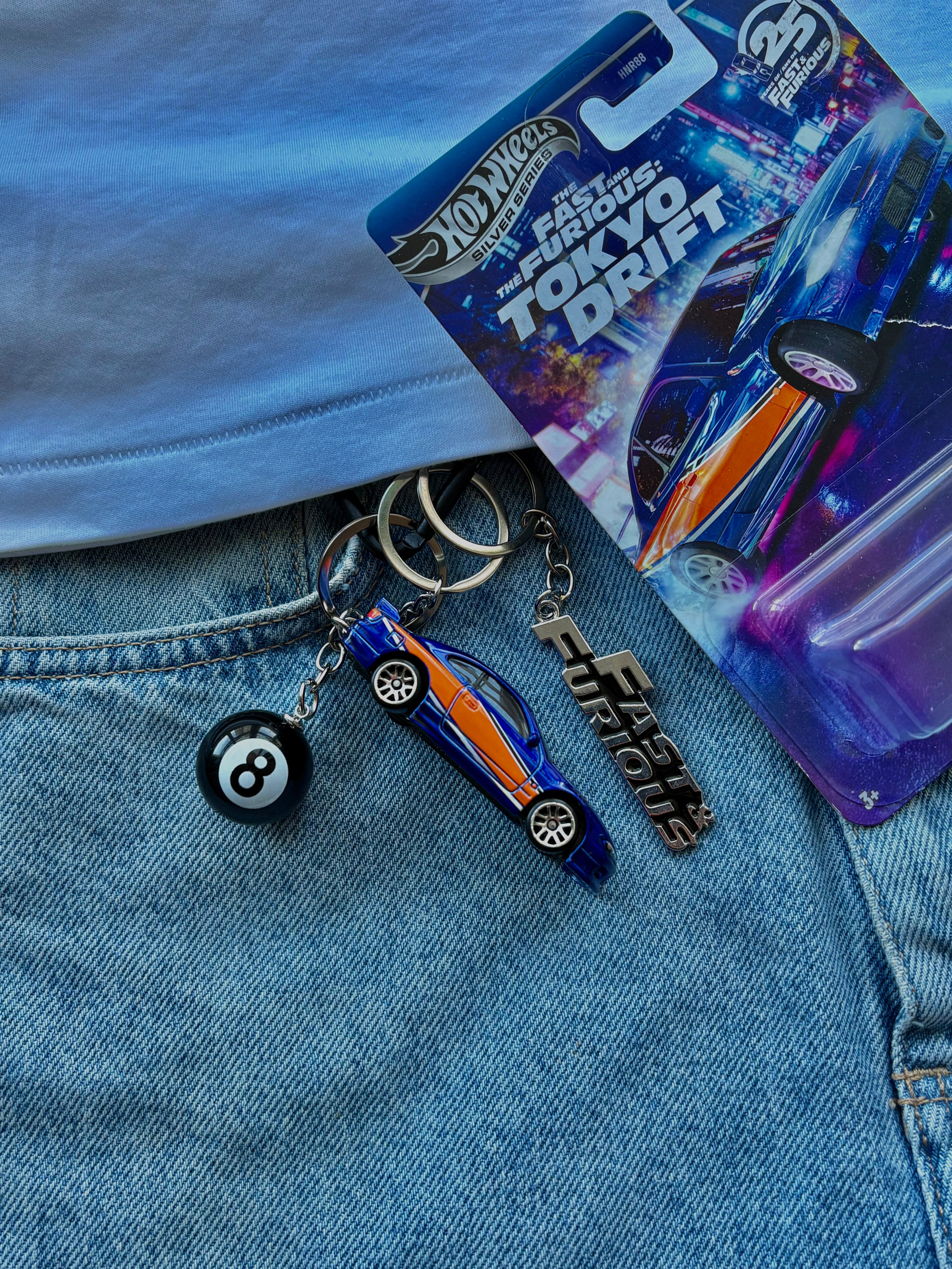 Hot Wheels keychain Nissan Silvia S15