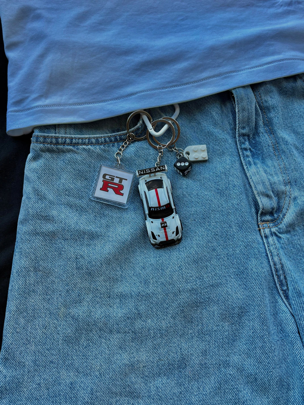 Hot Wheels keychain Nissan GT-R GT3