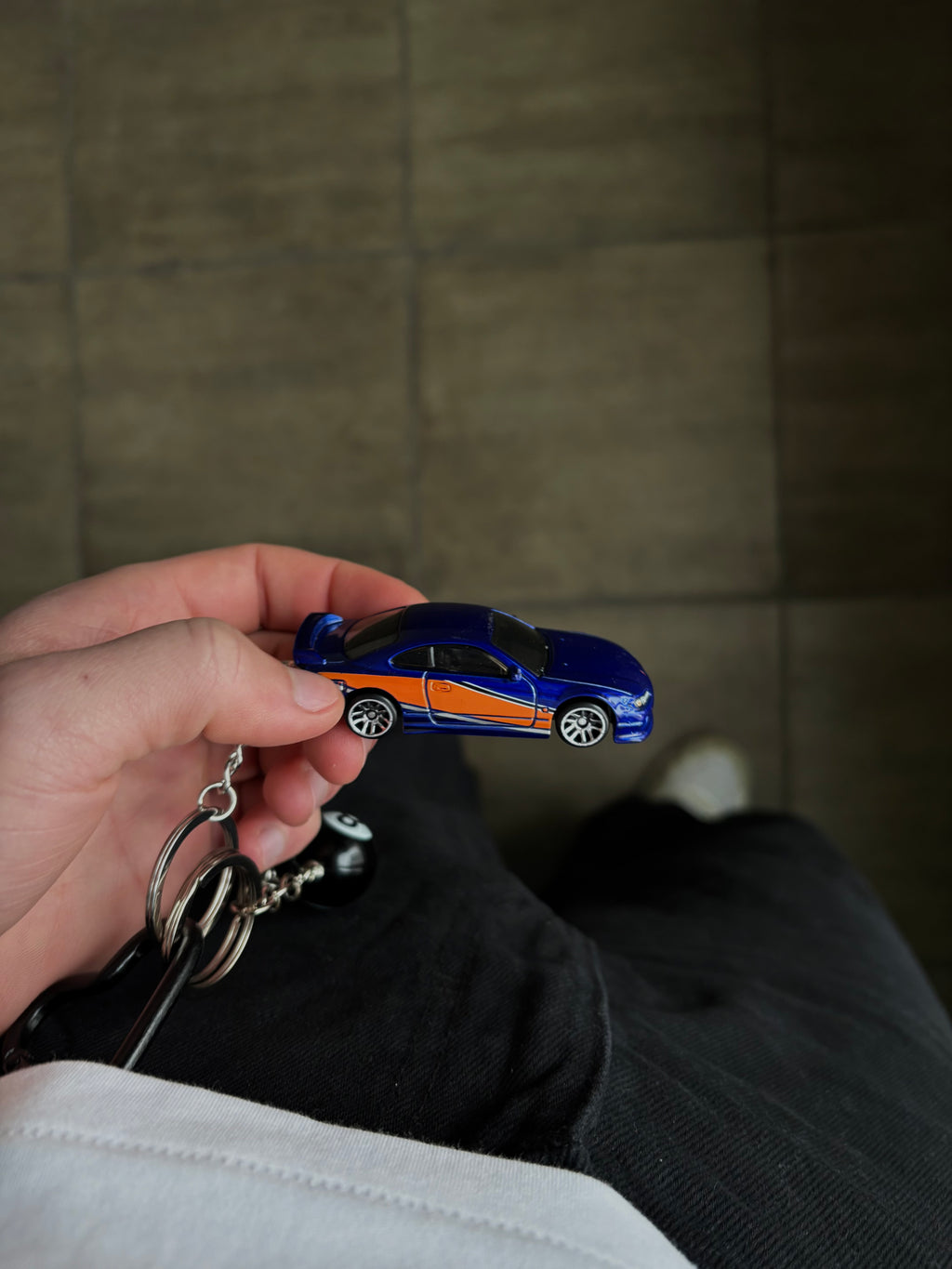 Hot Wheels keychain Nissan Silvia S15