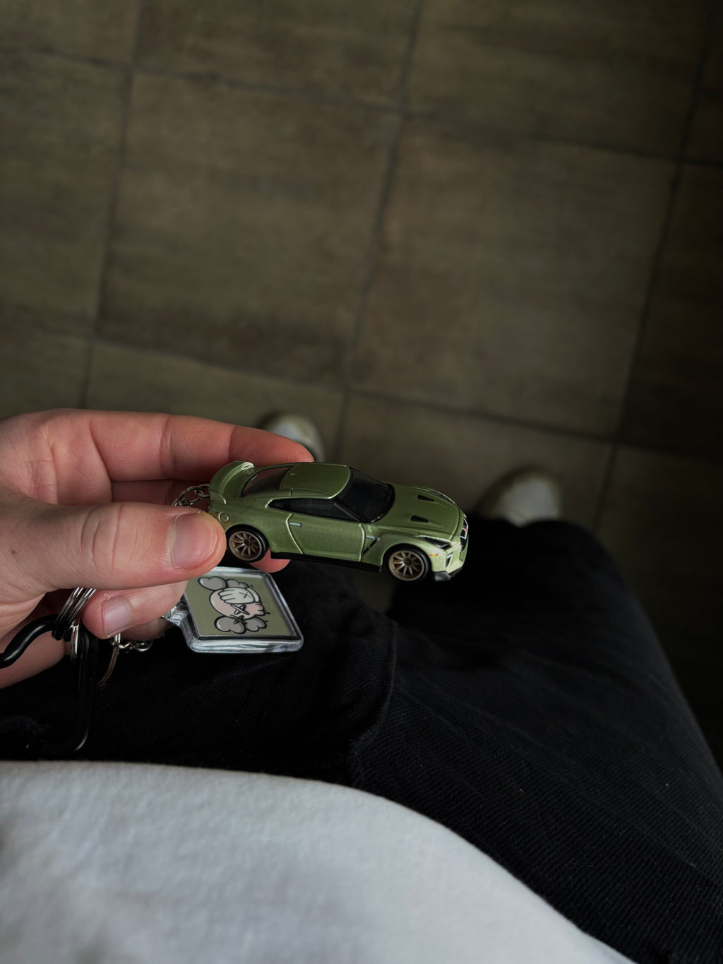 Hot Wheels keychain Nissan GT-R (R35)