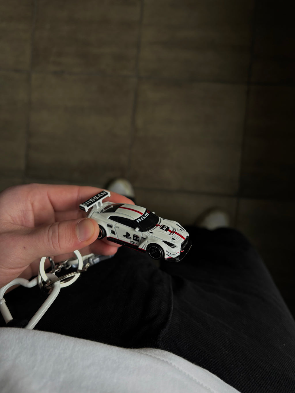 Hot Wheels keychain Nissan GT-R GT3