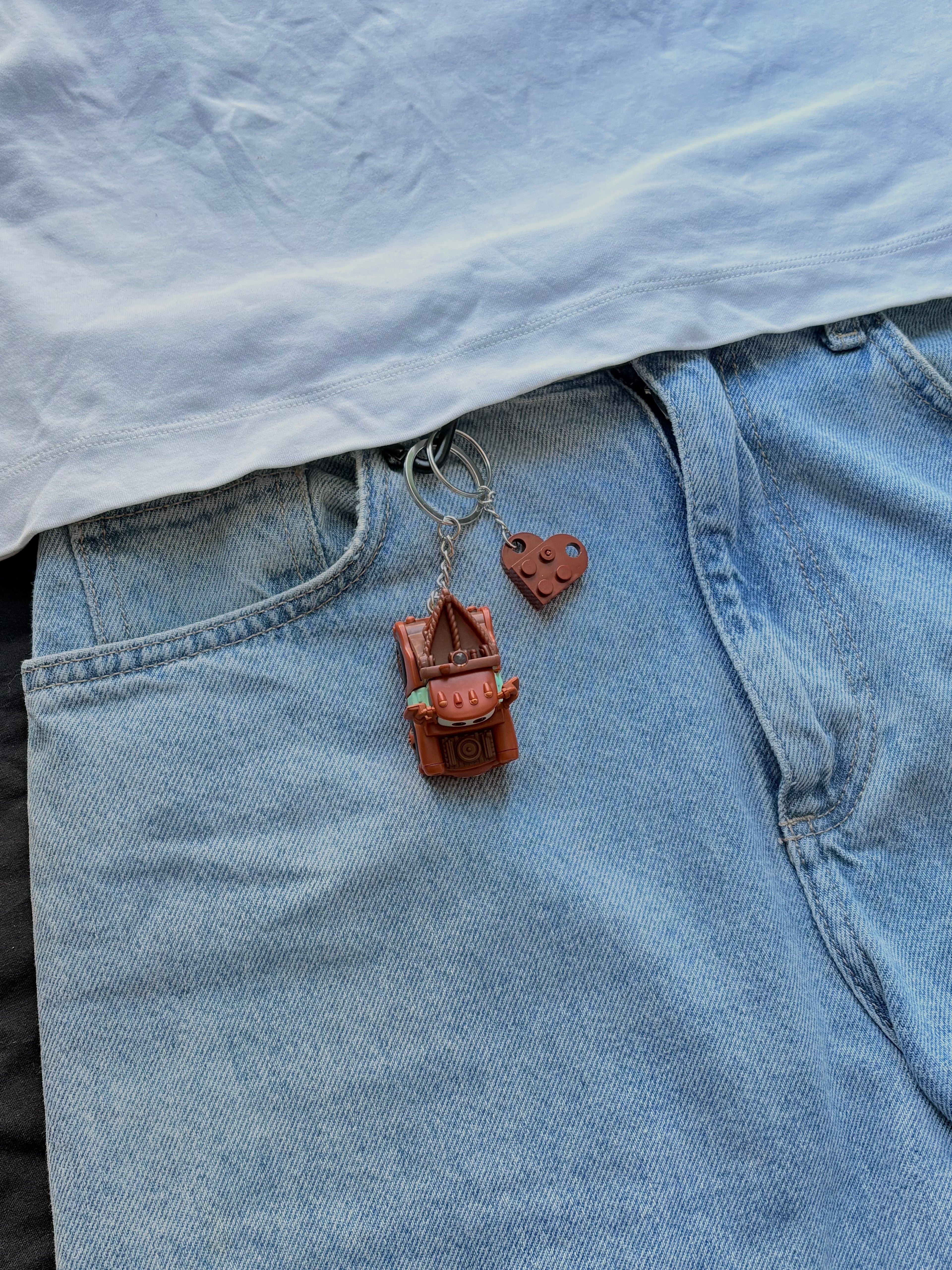 Mini Disney Cars keychains ( McQueen,Mater,Holley )