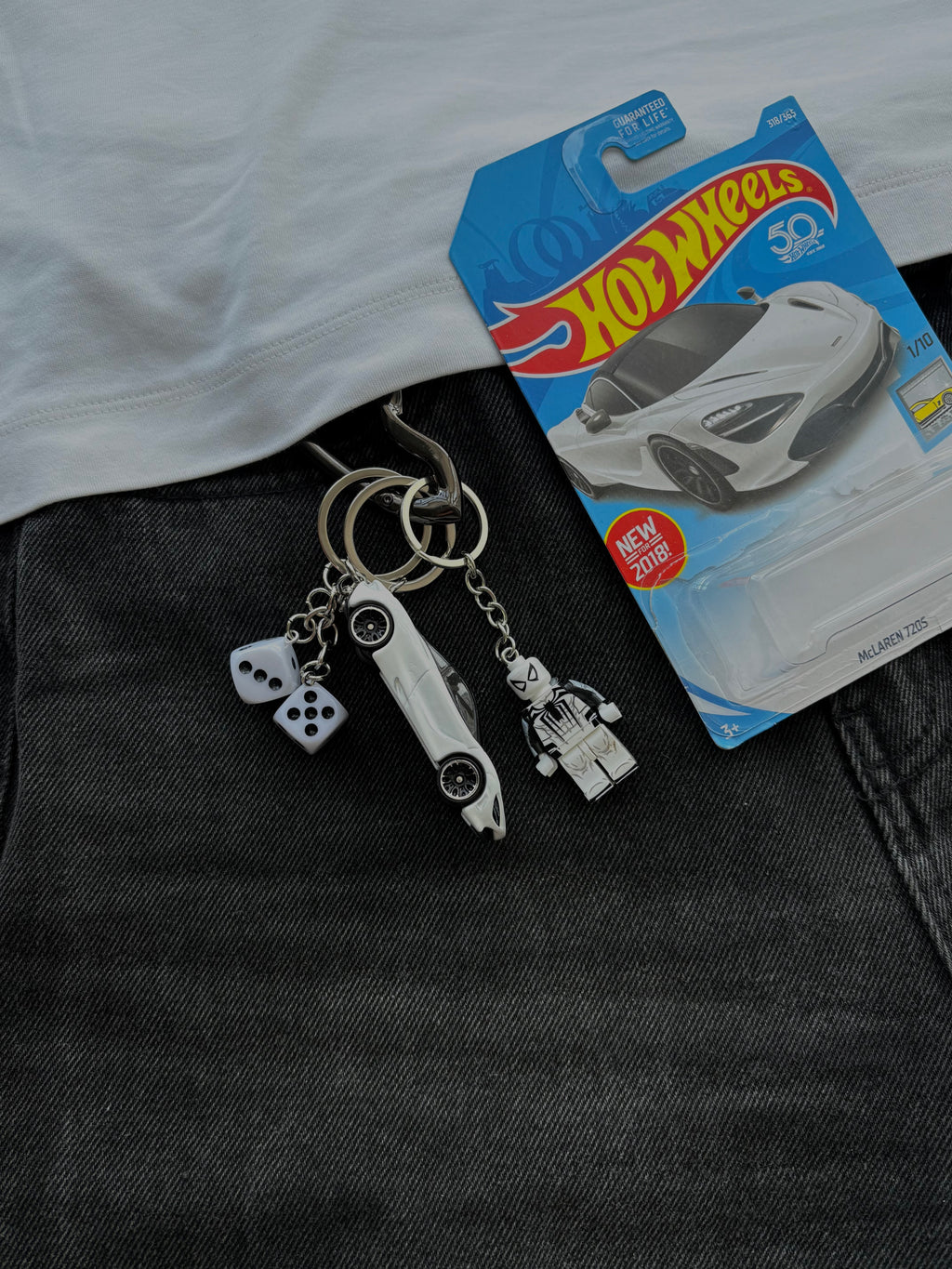 Hot Wheels keychain McLaren 720S