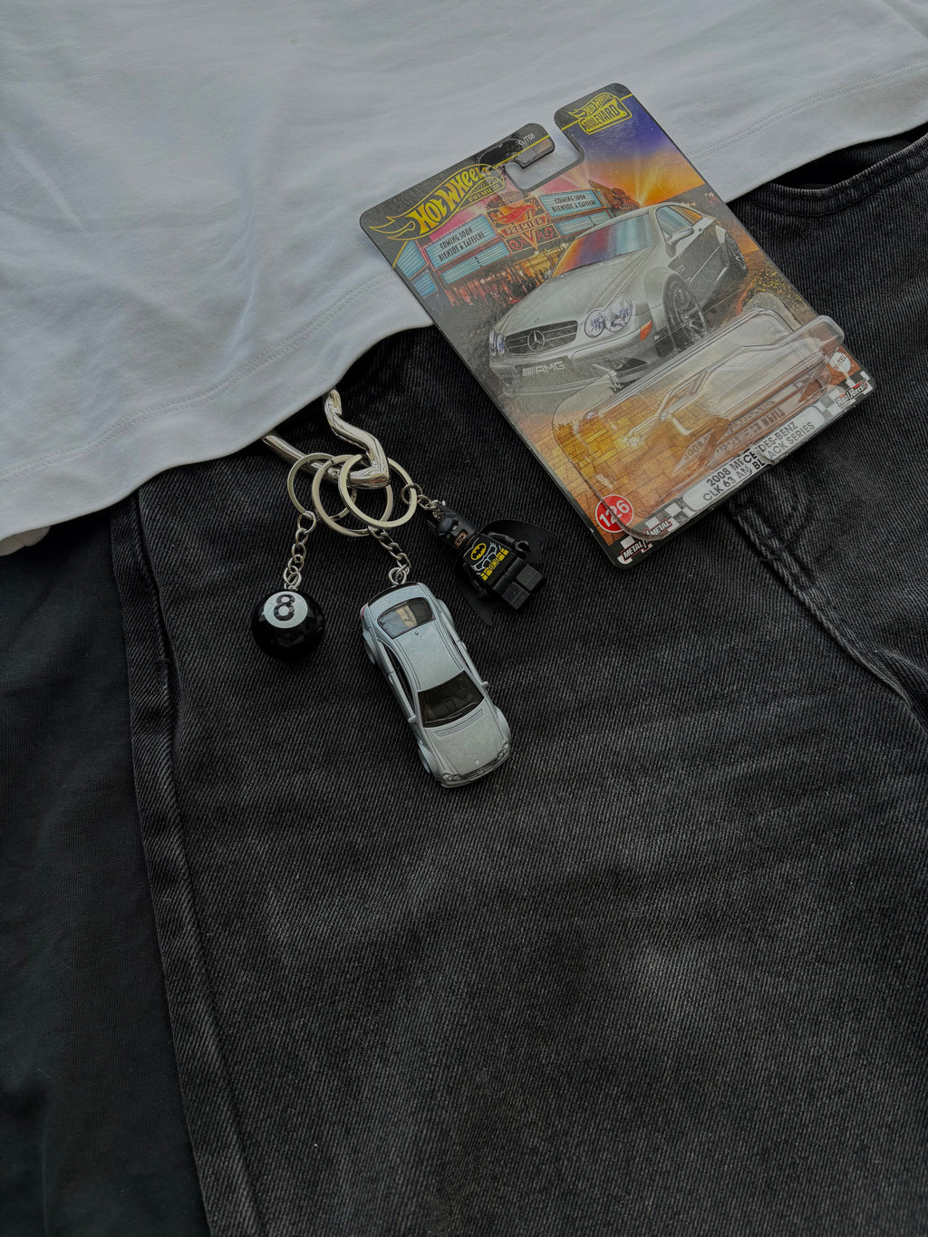 Hot Wheels keychain Mercedes-Benz CLK 63 AMG