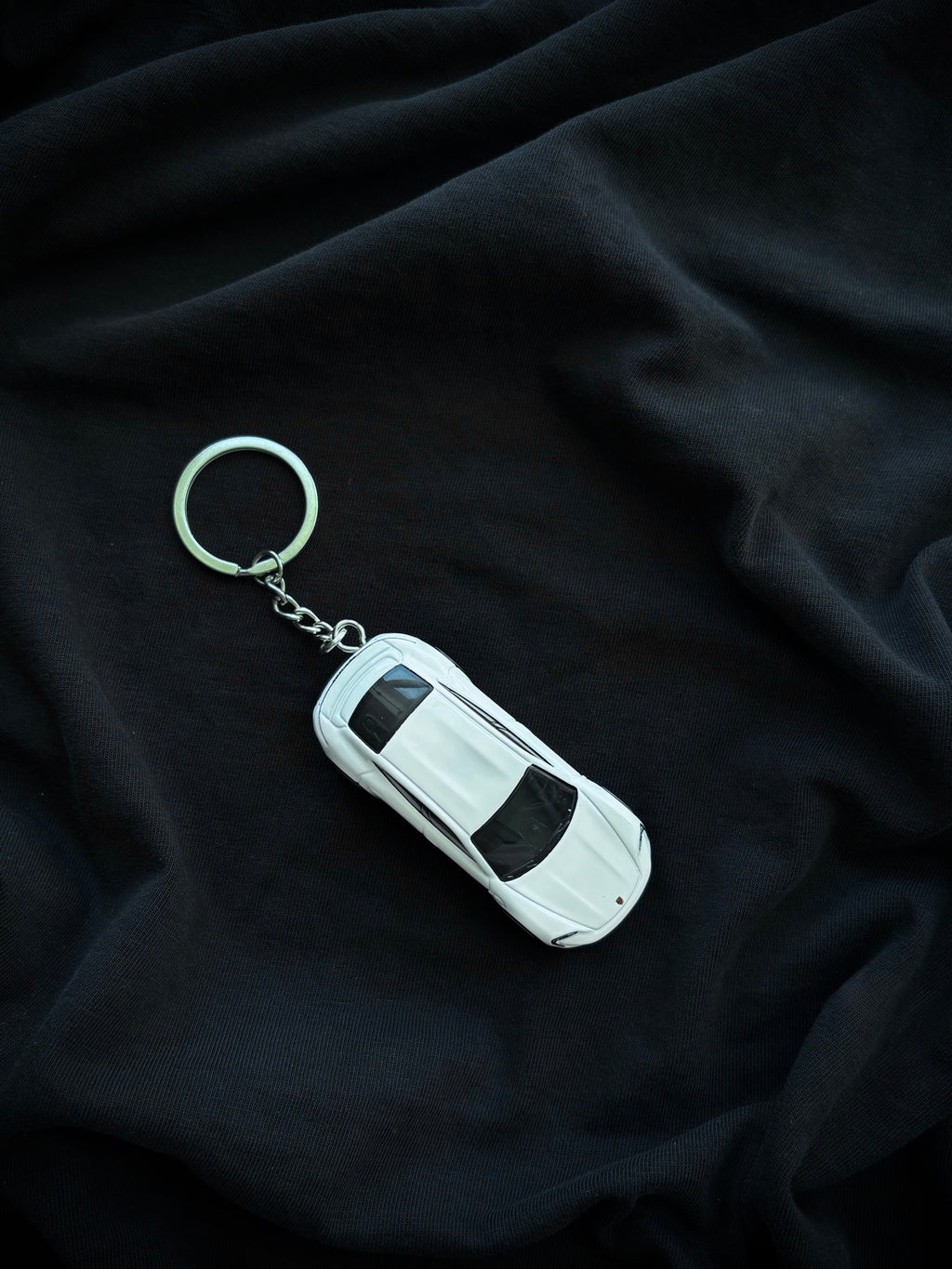 Hot Wheels keychain Porsche Taycan Turbo S