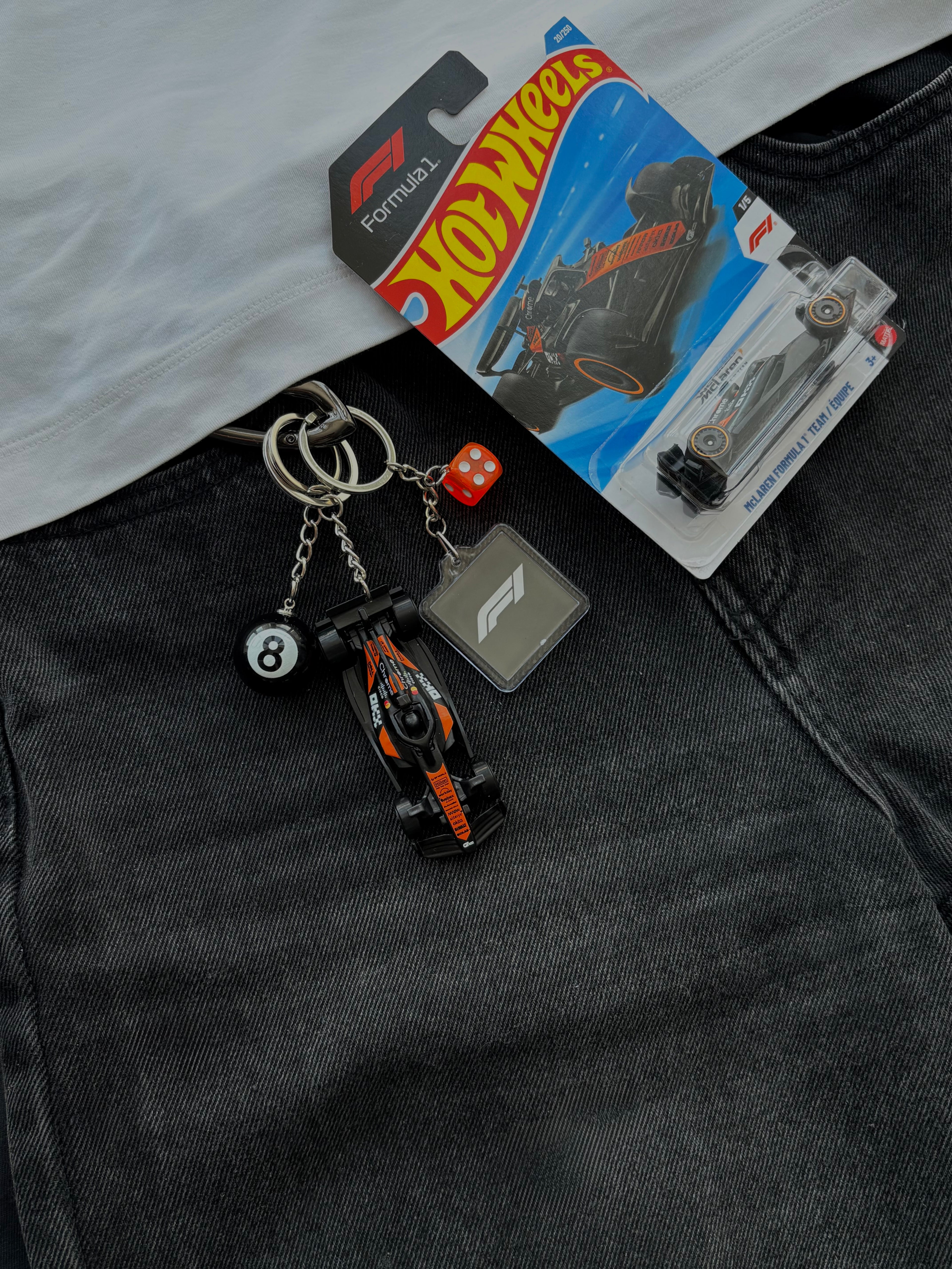Hot Wheels keychain Formula 1 McLaren