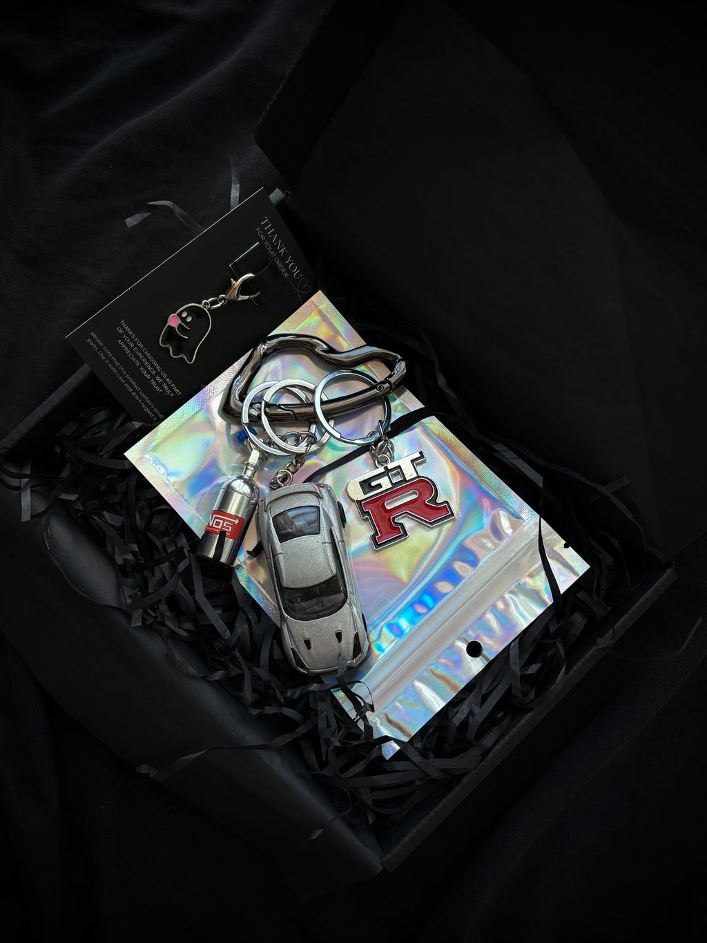 Hot Wheels keychain Nissan GT-R R35
