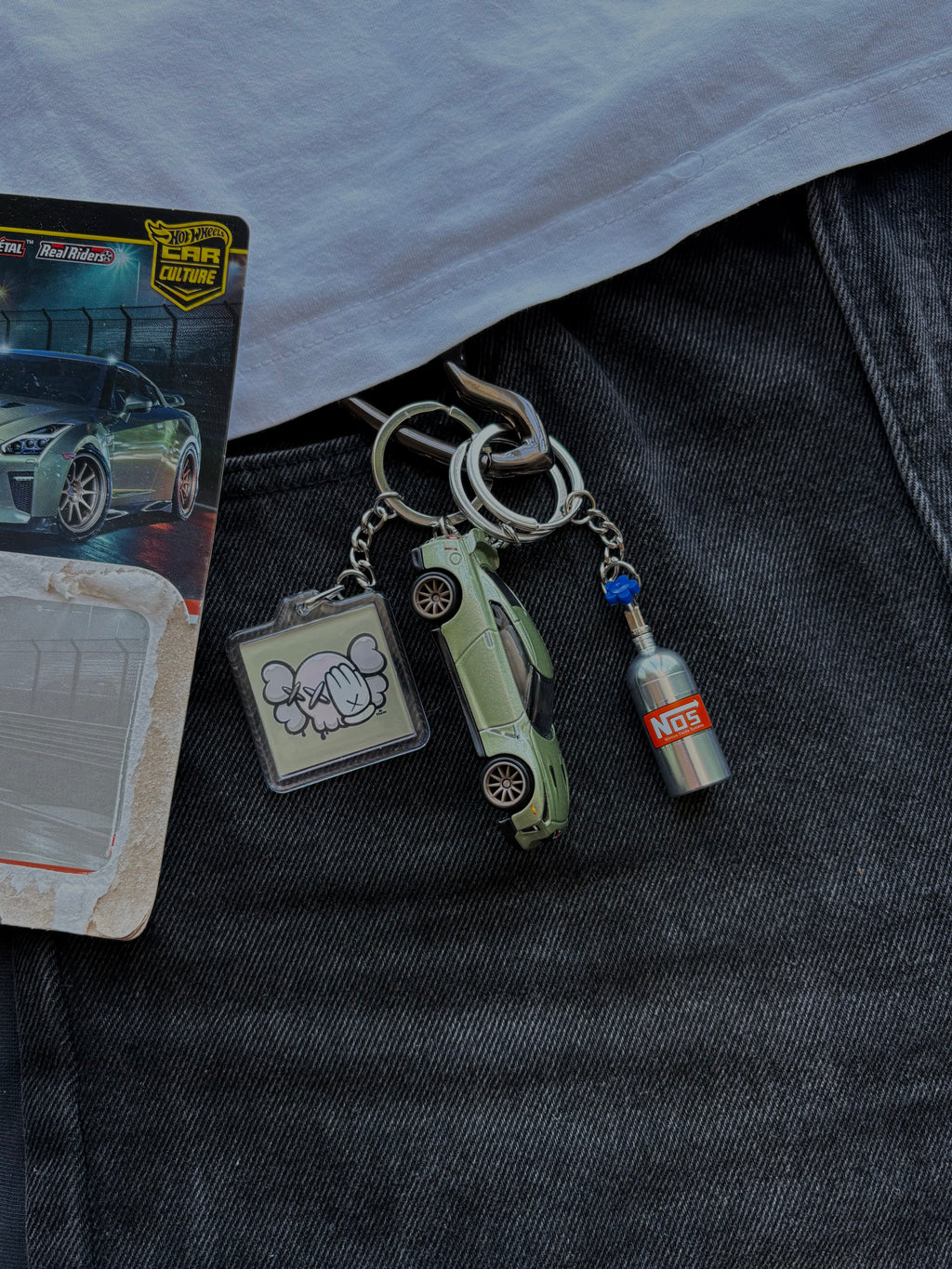 Hot Wheels keychain Nissan GT-R (R35)
