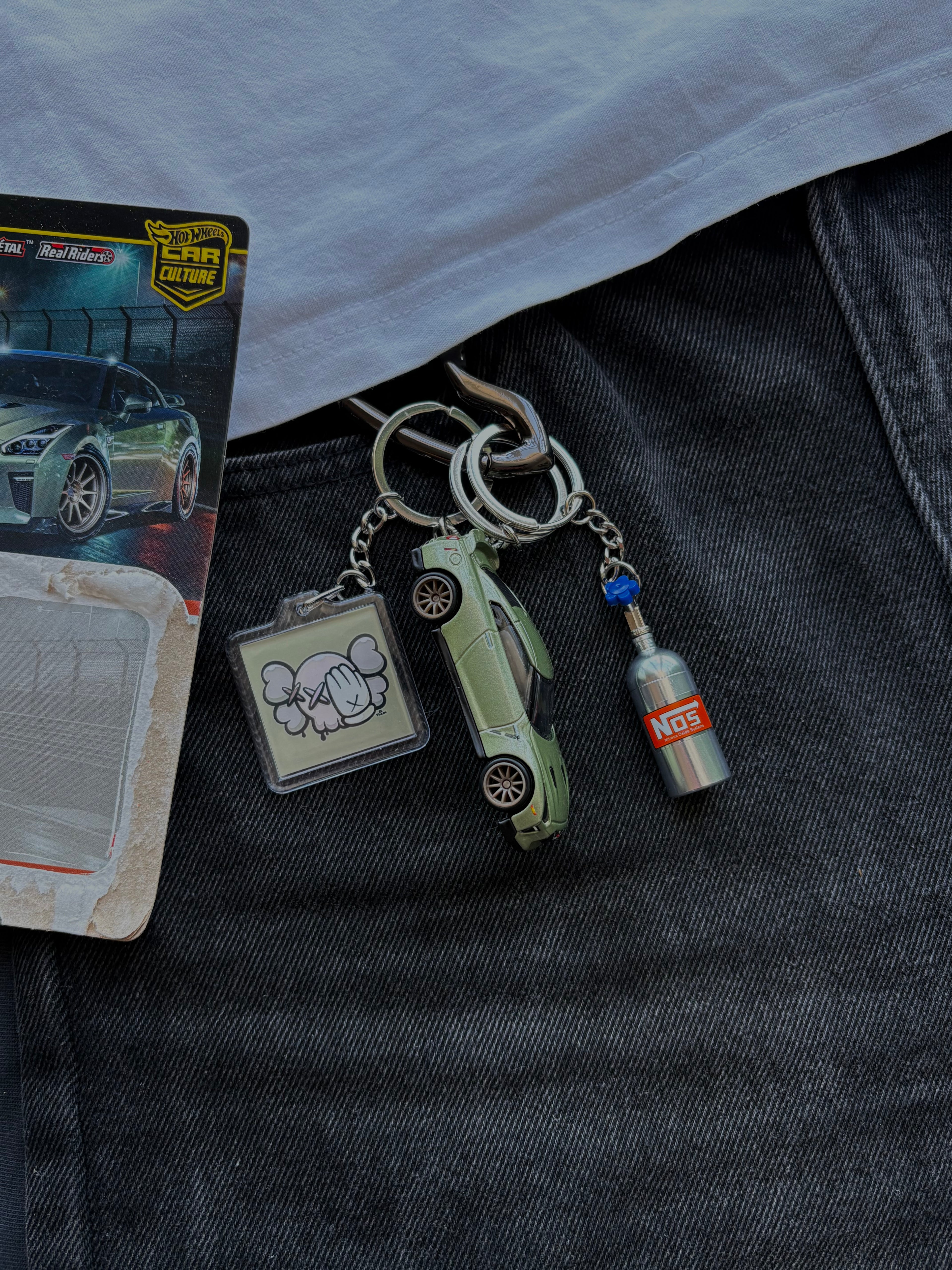 Hot Wheels keychain Nissan GT-R (R35)