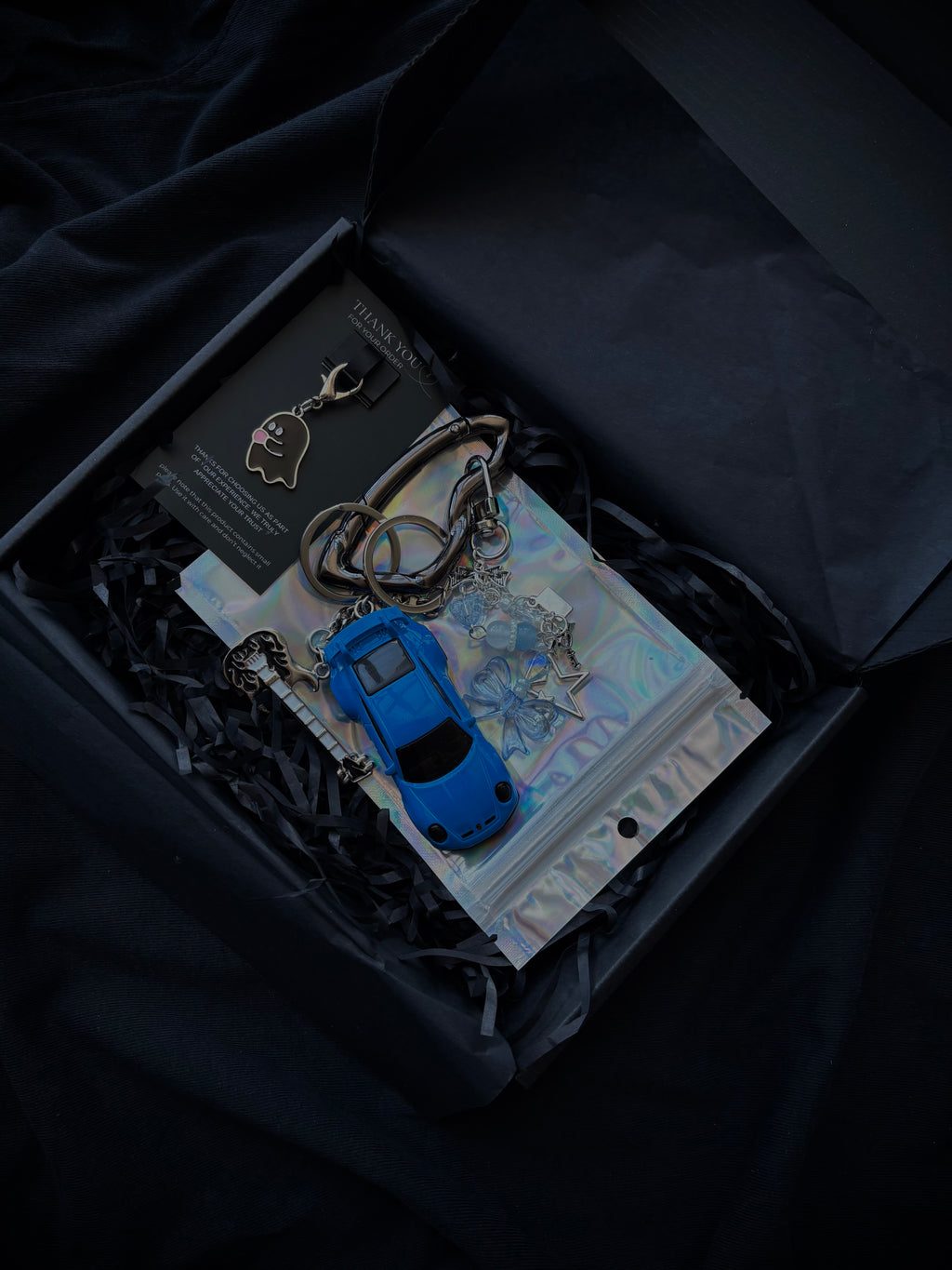 Hot Wheels keychain Porsche 911 GT3 in blue