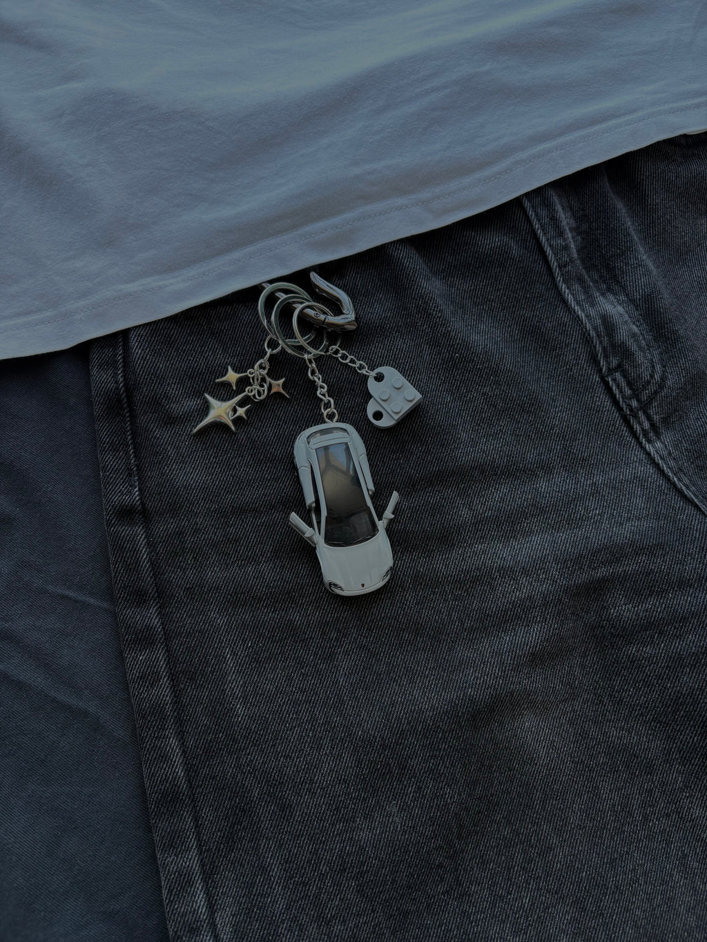 Matchbox keychain Porsche Taycan GTS