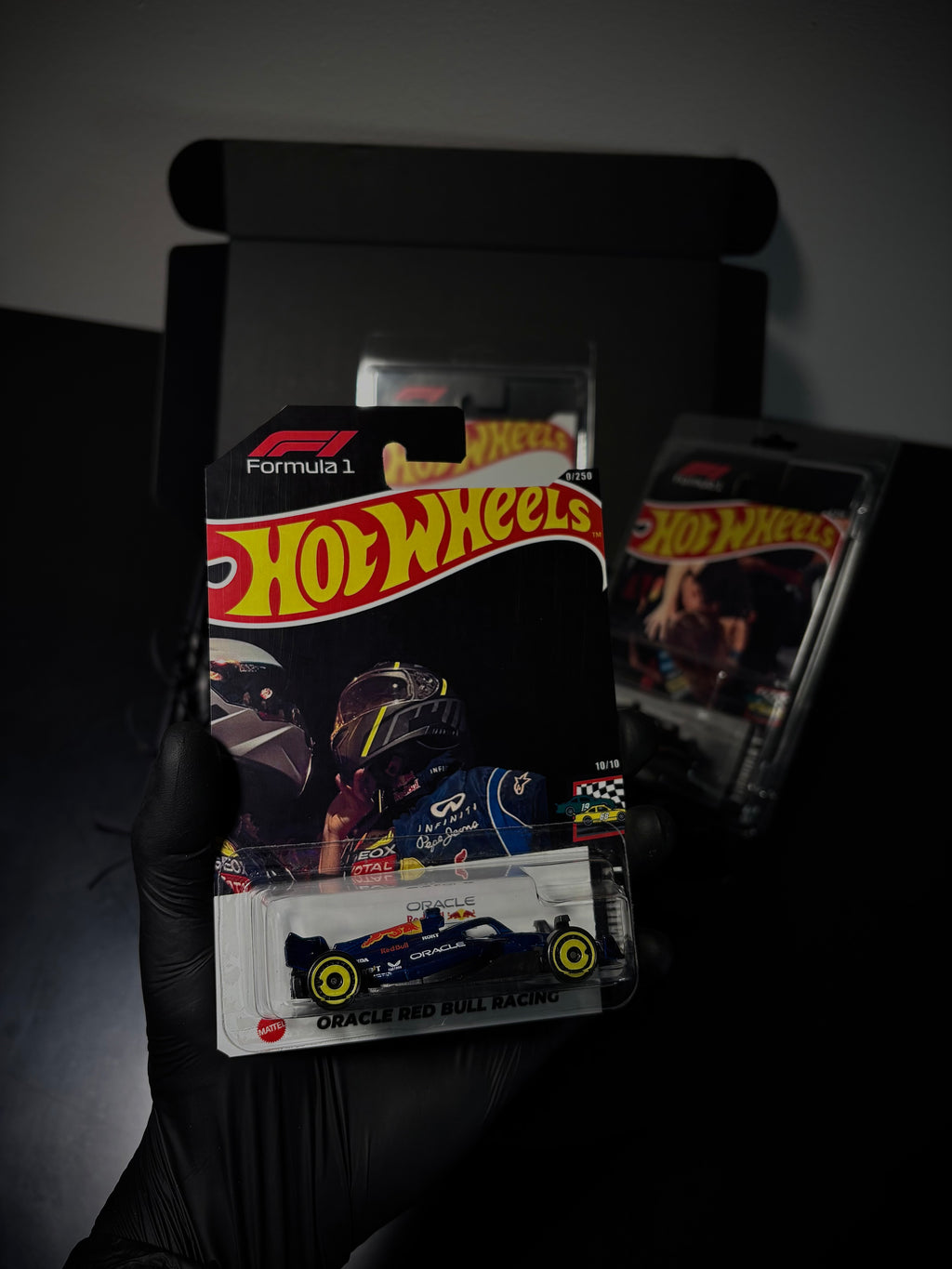 Custom hot wheels package f1 edition